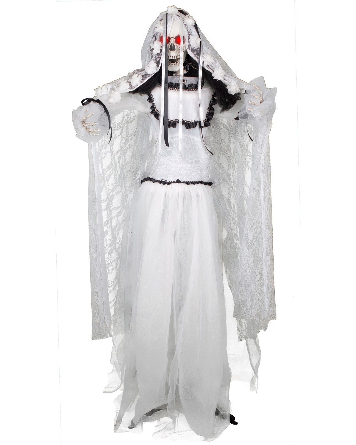 Funny Fashion Dekoobjekt Geisterfigur Zombie Braut mit Licht und Ton - 169