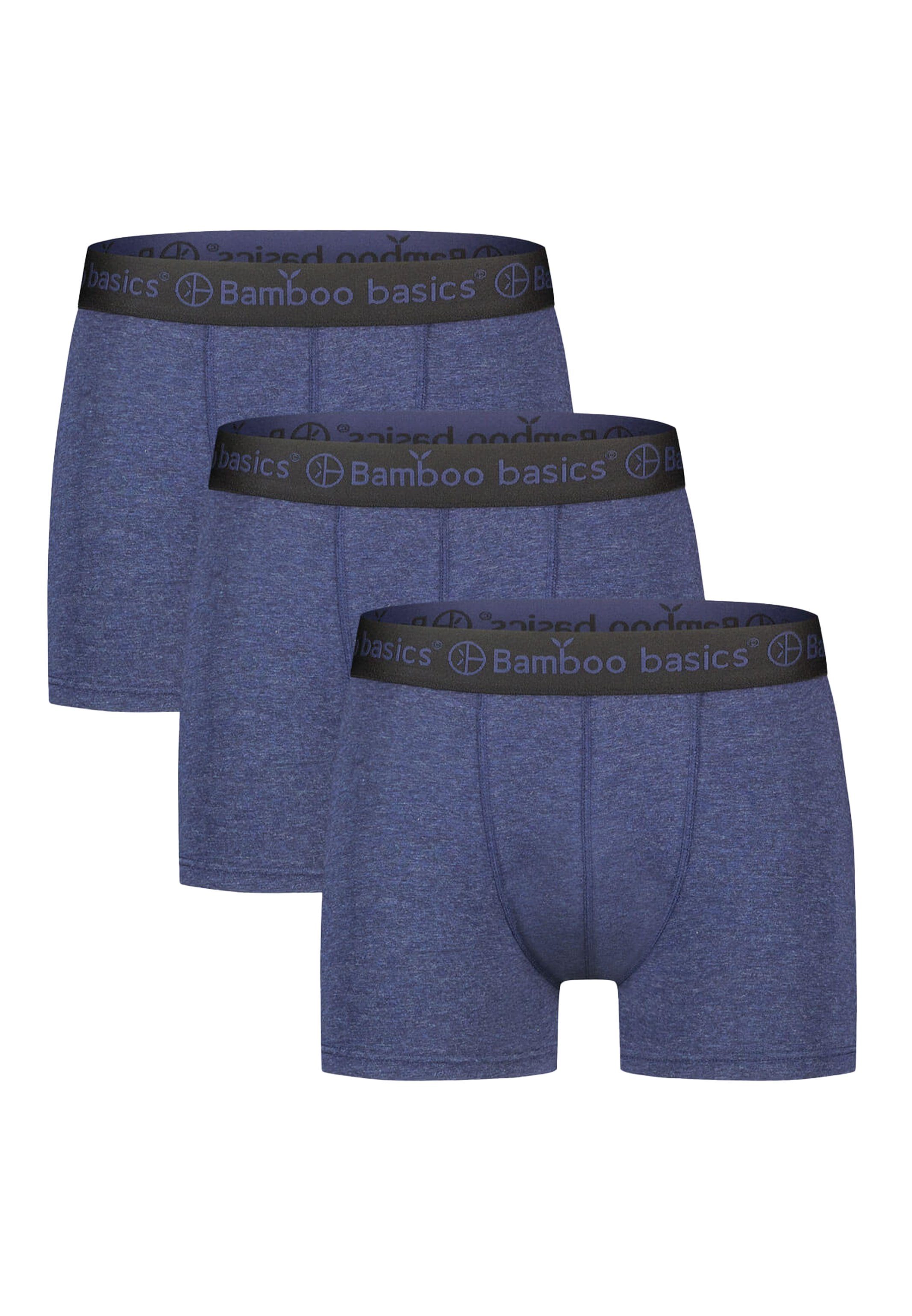 Bamboo basics Retro Boxer 3er Pack Liam (Spar-Set, 3-St) Retro Short / Pant - ohne Eingriff