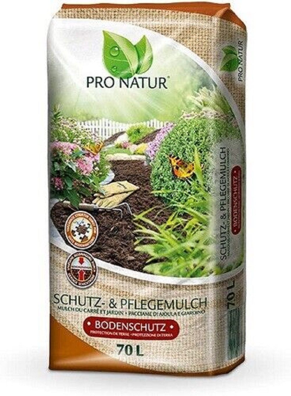 Rindenmulch Pro Natur Schutz- und Pflegemulch 70l