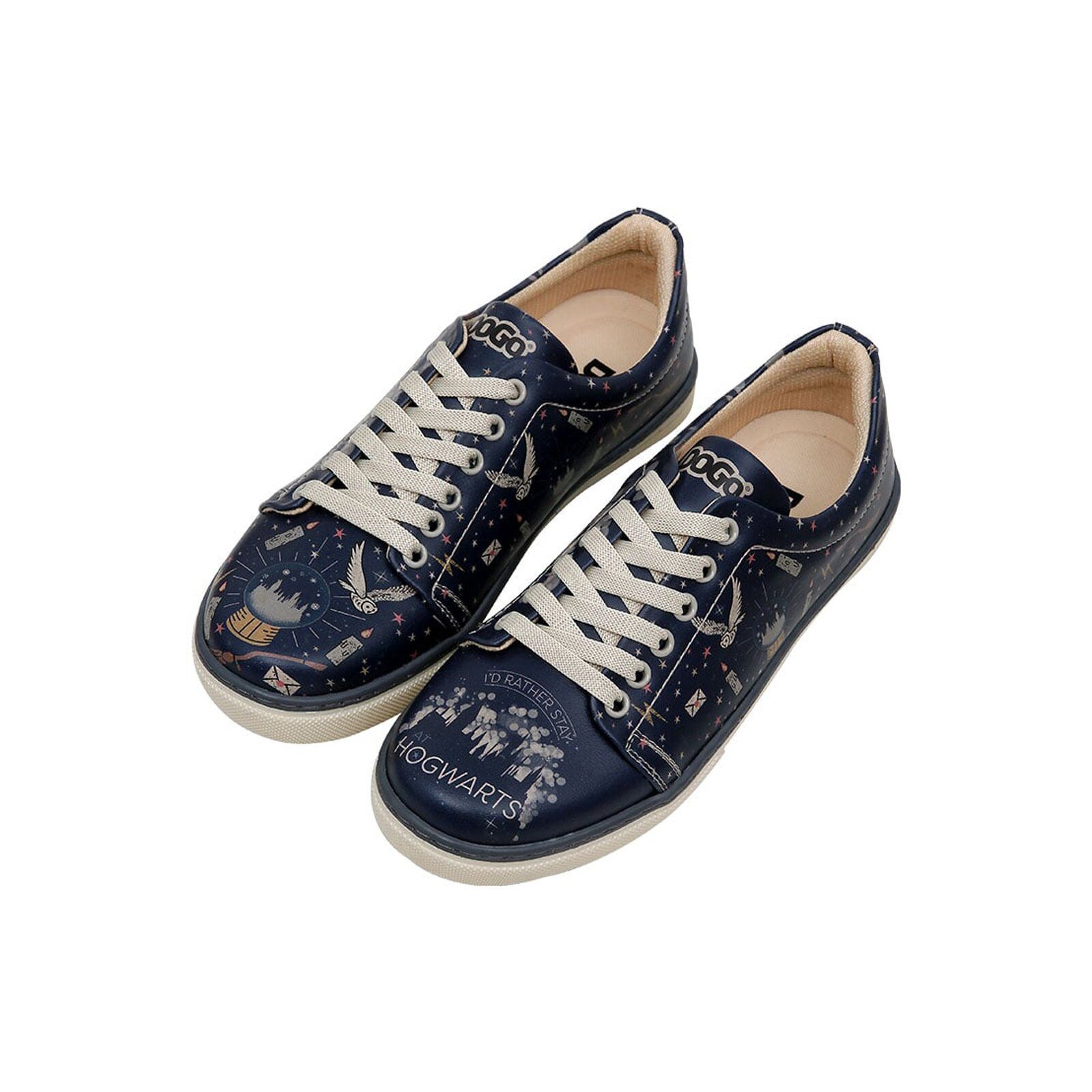 DOGO Classic Schnürsneaker Stay-At-Hogwarts Damen Sneaker Sneaker Handgefertigt
