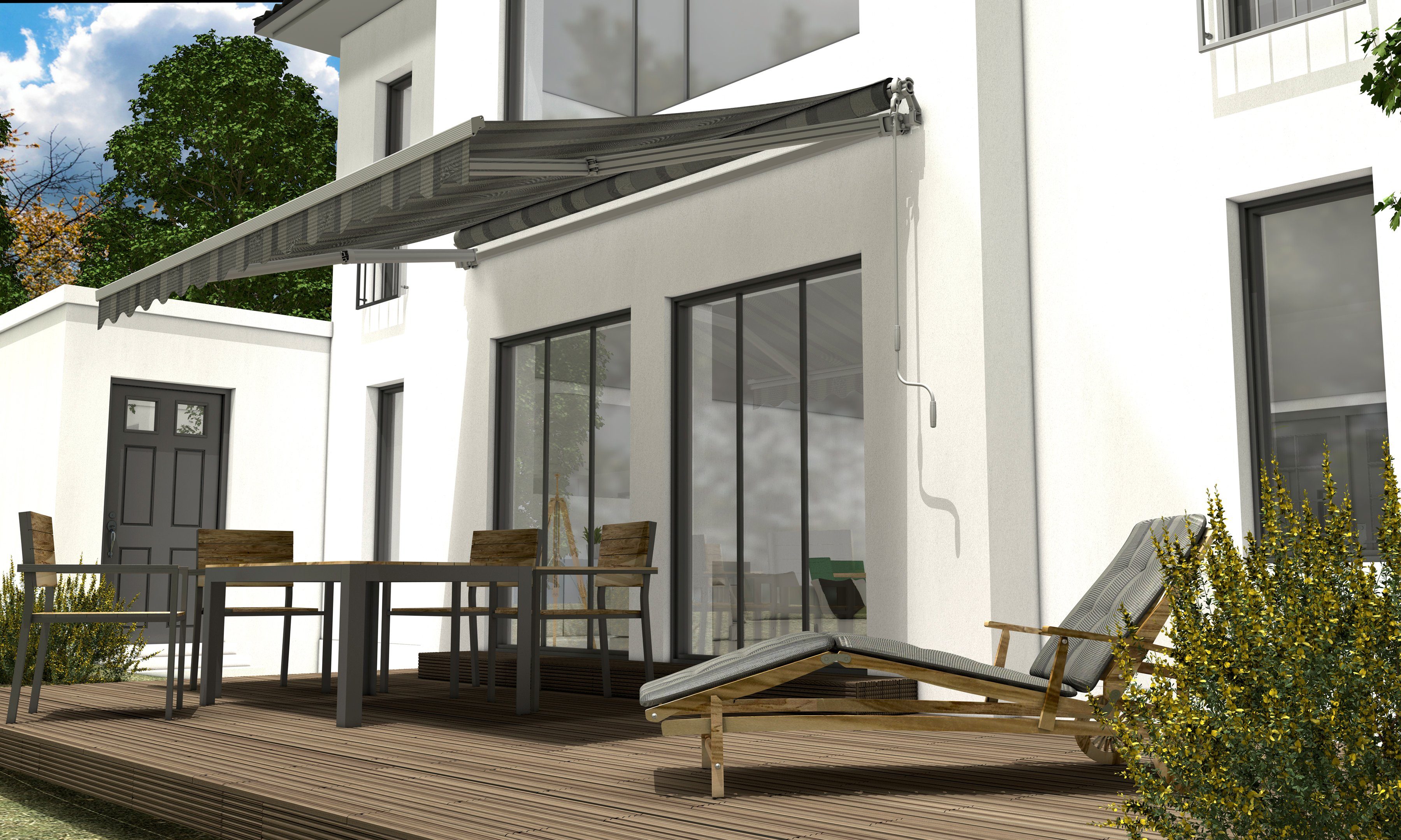 Spettmann Gelenkarmmarkise BASIS Breite/Ausfall: 350/250 cm