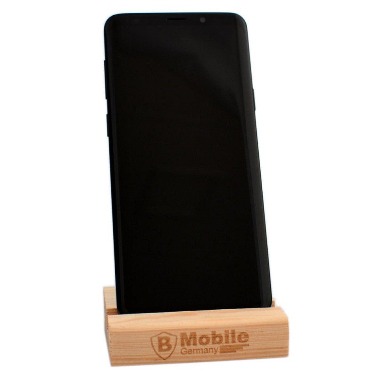 B-Home Handy-Halterung Smartphone-Ständer aus Holz – Universelle Halterung für Handy – Bild 3 von 4