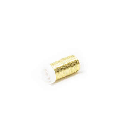 H & R GmbH Draht Messingdraht - gold - Ø 0,35 mm - 100 g - 1 Spule