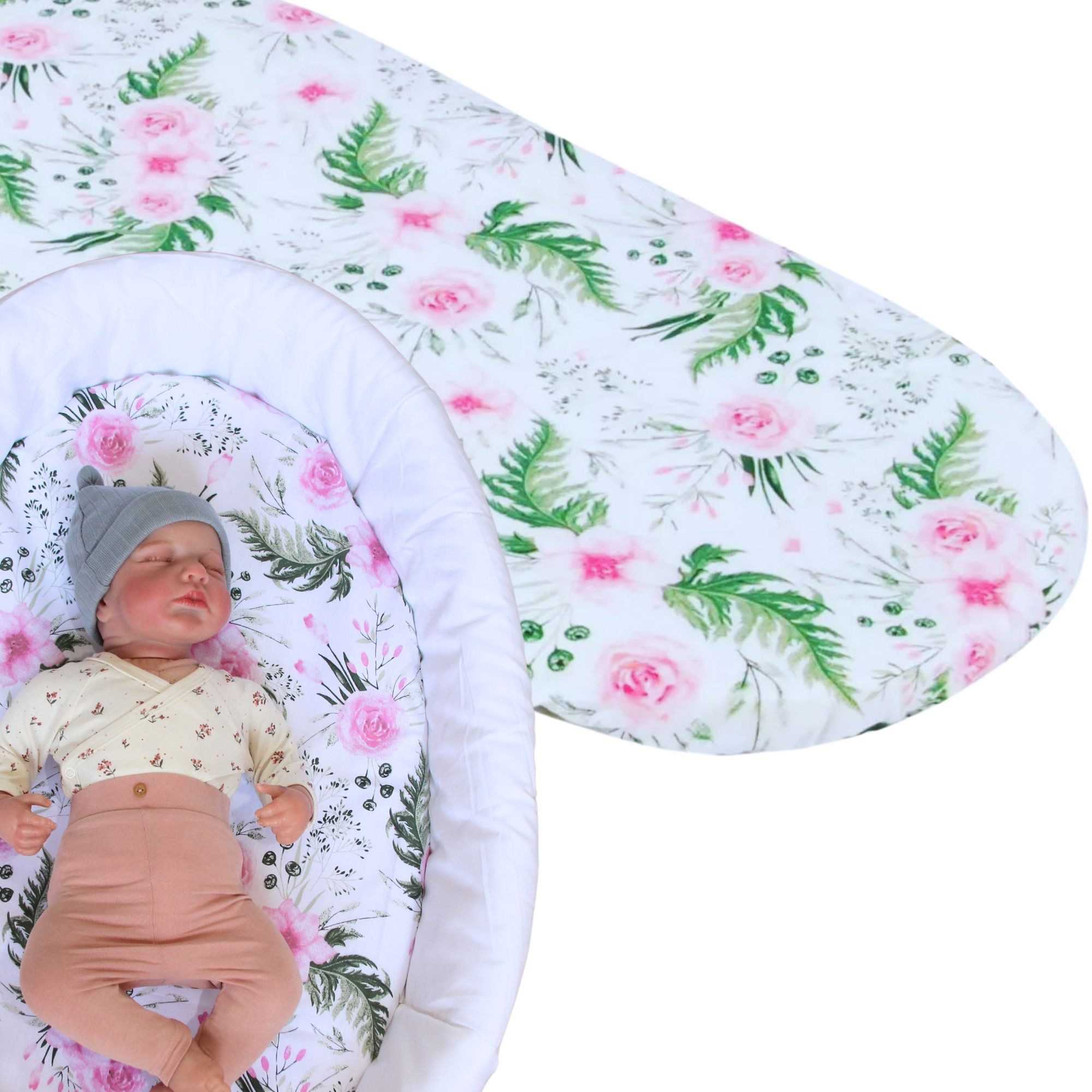 Spannbettlaken BABYLUX Spannbettlaken Kinderwagen Baby Spannbetttuch Wiege Bettlaken