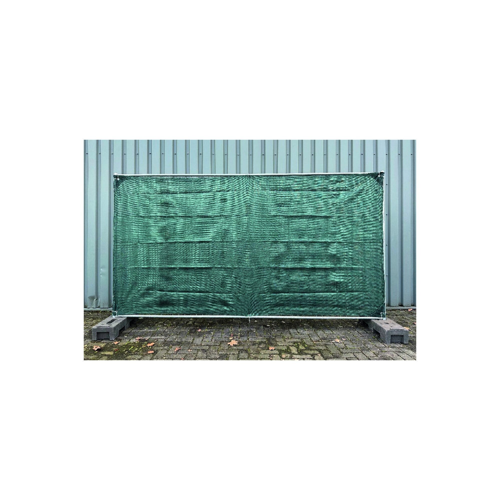 Becker Müllsack Bauzaunnetz, grün 1,80m x 3,45m
