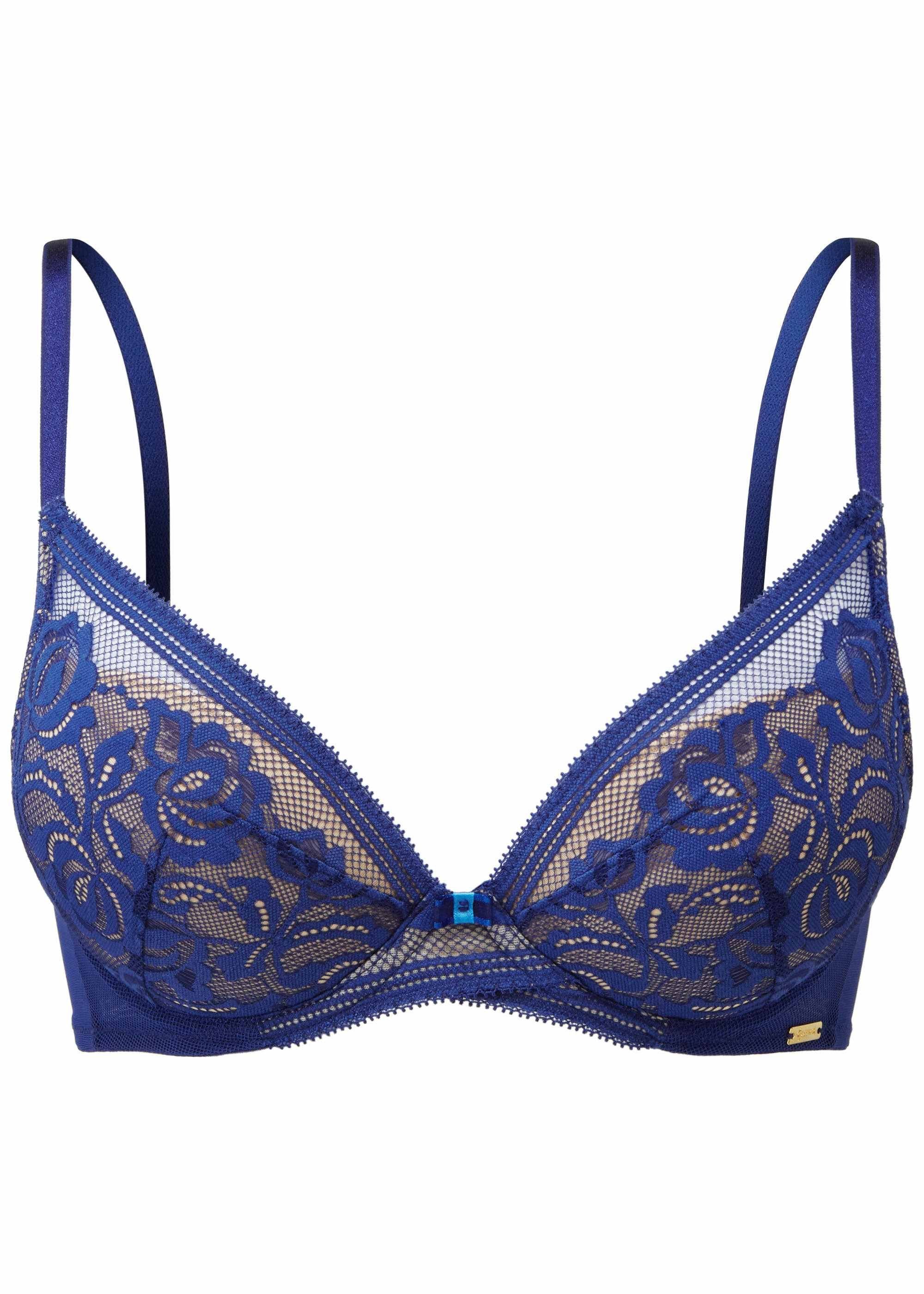 Gossard Dekolleté-BH Encore Push-Up BH Imperial Blue (Push-Up, glatte Spitze)