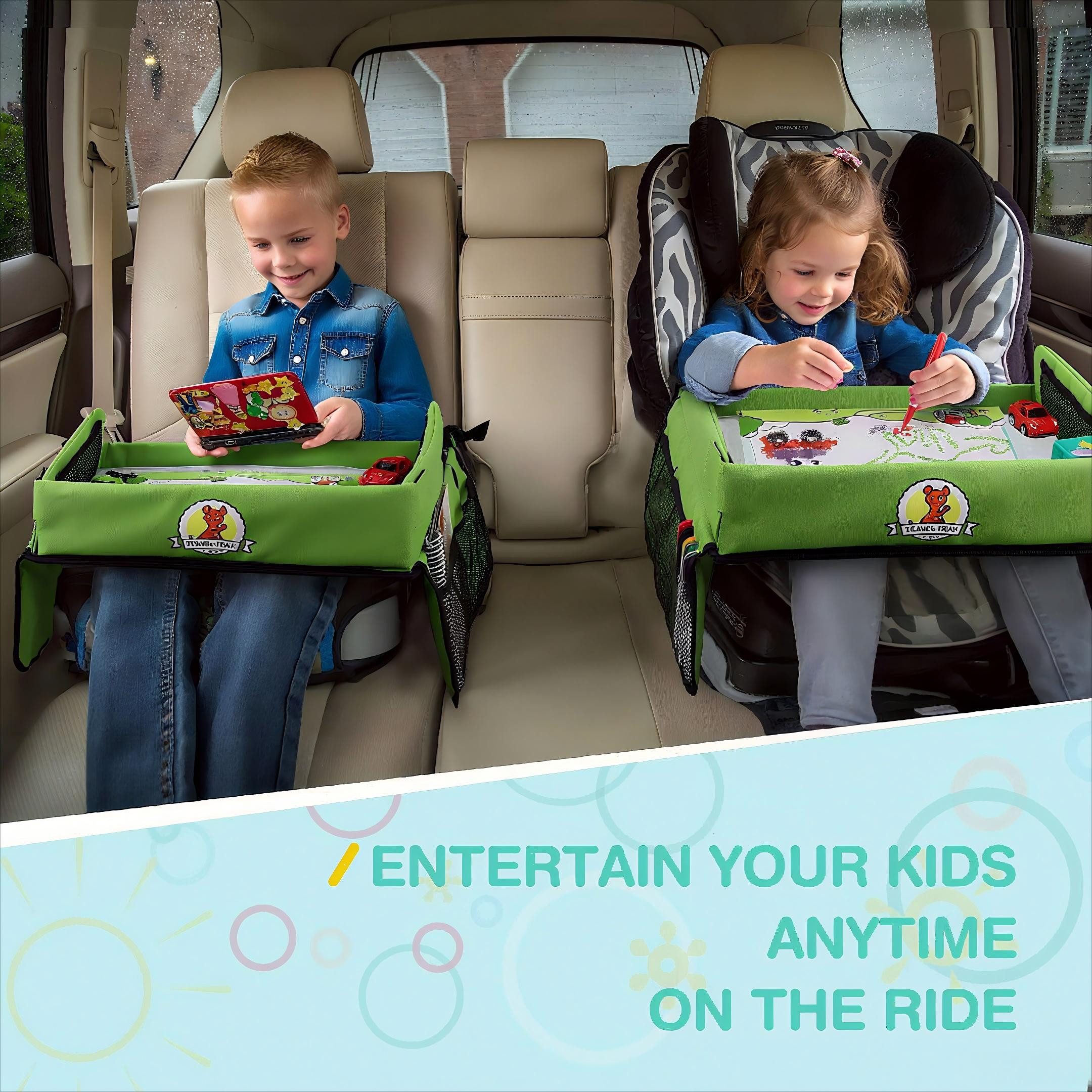 POPOLIC Spieltisch Reisetisch Auto Kinder, BeschäFtigung Autofahrt Kinder(G günstig online kaufen