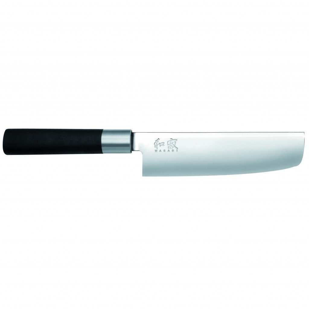 KAI Messer-Set Wasabi Black JAPAN Set: 6 Messer + Messertasche (Spar-Set, 6-tlg)