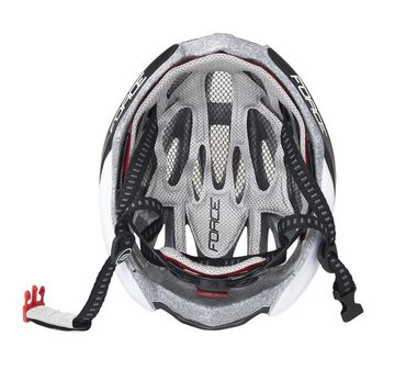 FORCE Fahrradhelm Helm FORCE ARIES carbon white S - M
