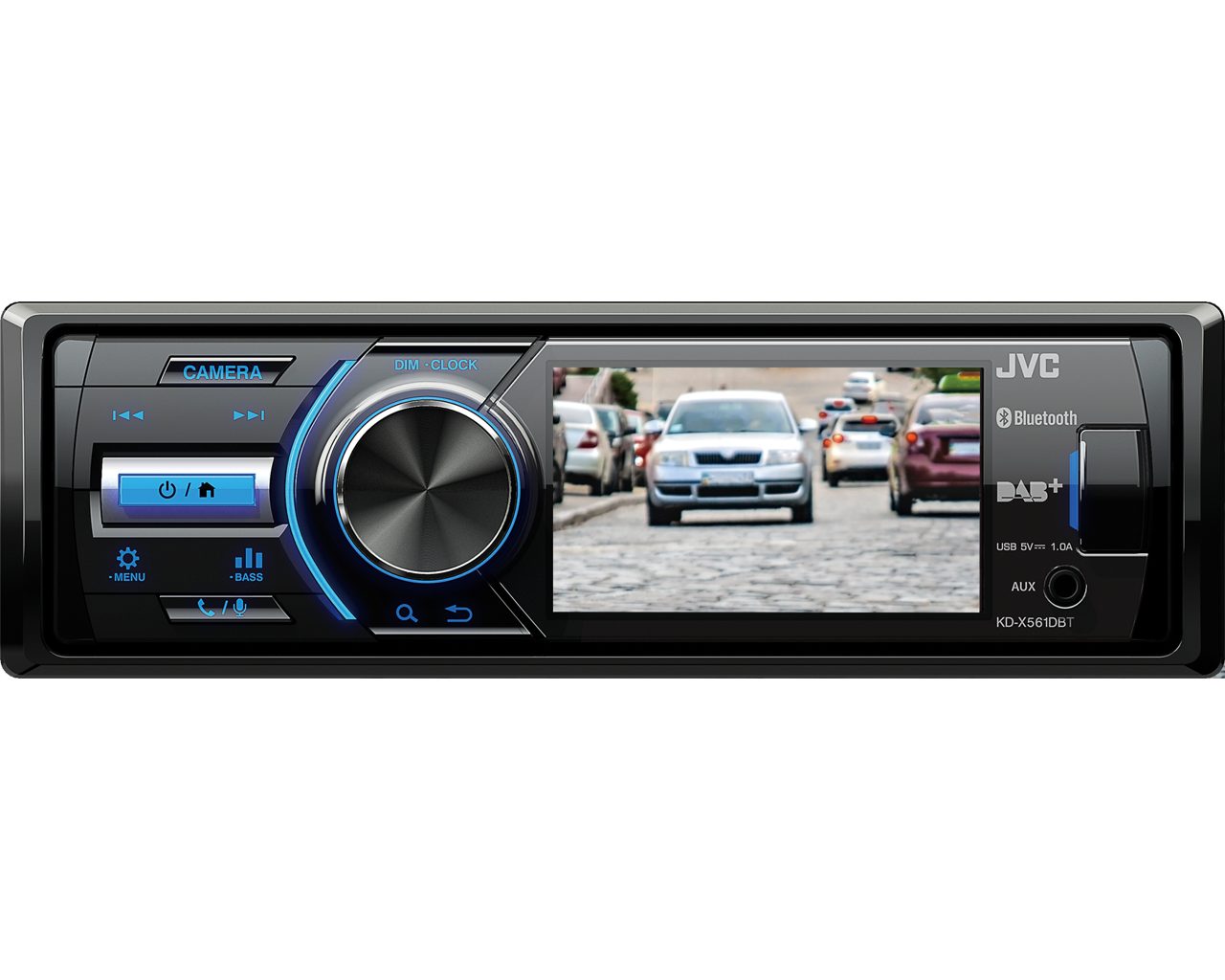 DSX JVC TFT DAB+ 45 W) Autoradio Caddy (DAB), Radio USB für (Digitalradio Bluetooth VW
