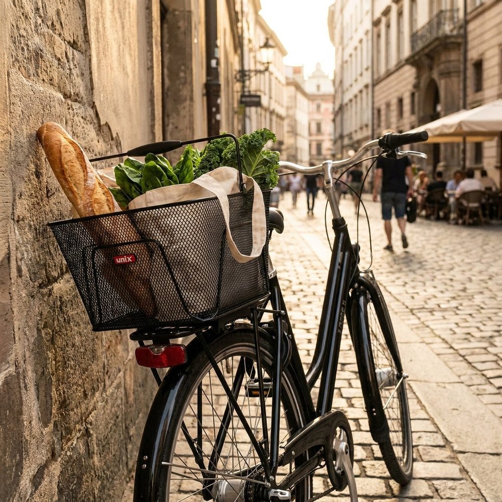 Unix Fahrradkorb Unix Hinterradkorb Reano TopKlip schwarz 41x29,5x21,5 cm