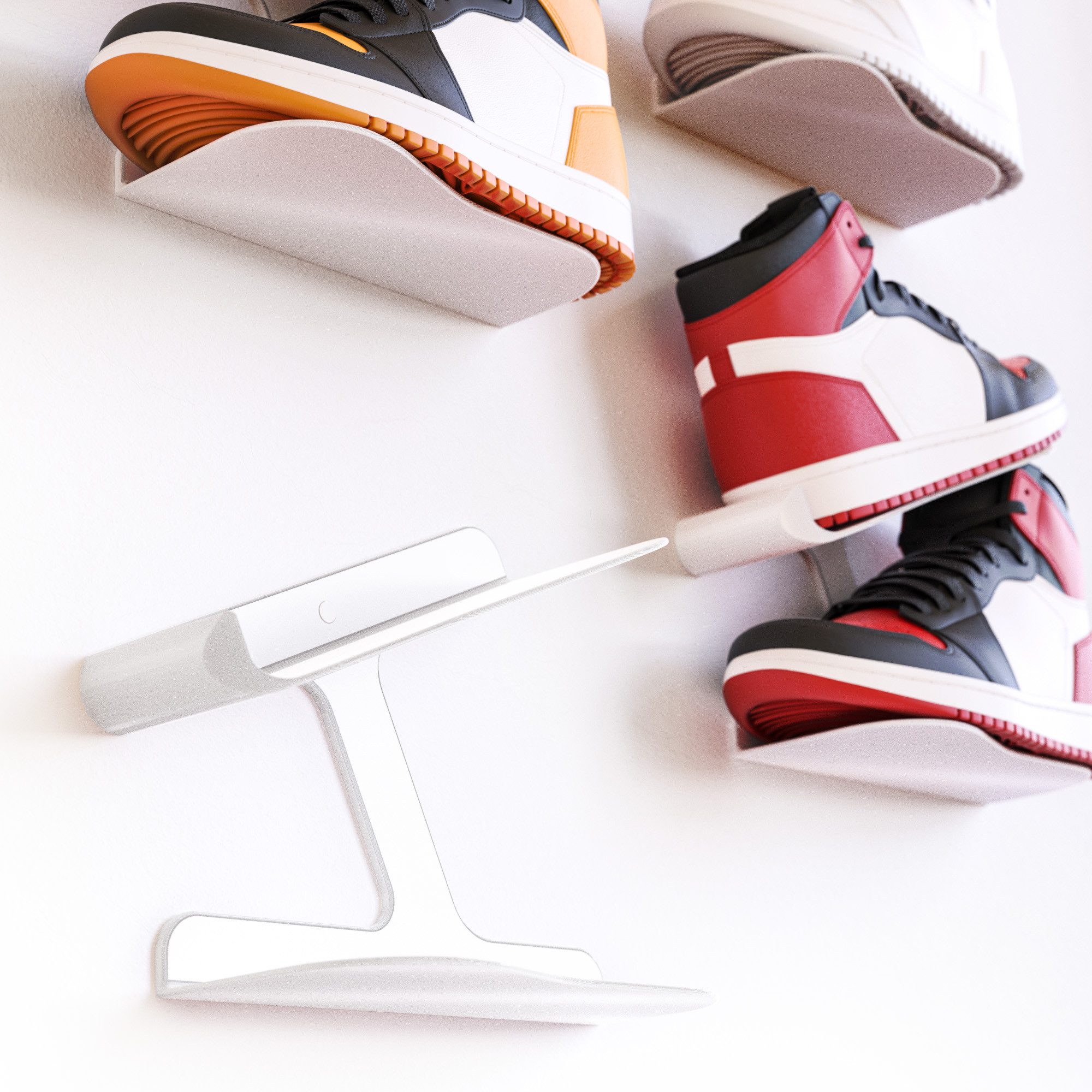 Mobilefox Schuhregal Sneaker Wandhalterung Schuh Regal günstig online kaufen