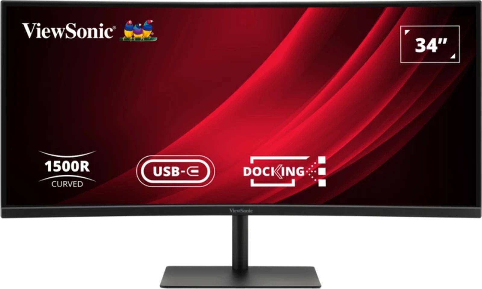 Viewsonic 86,4cm VG3419C-2 curved 21:9 HDMI/DP/USBC UWQHD TFT-Monitor (3440 x 1440 px, UltraWide Quad HD, 3,5 ms Reaktionszeit, 120 Hz, VA, Curved, Lautsprecher, Höhenverstellbar)