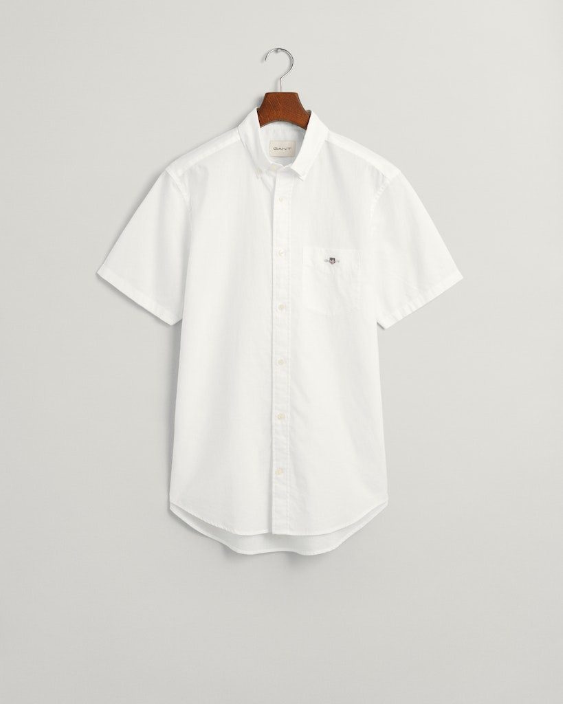Businesshemd GANT / He.Hemd kurzarm / REG COTTON LINEN SS SHIRT