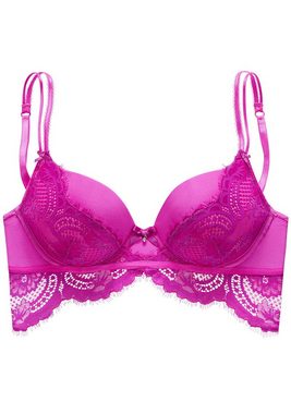 LASCANA Push-up-BH Valentina mit extravaganten Spitzendetails, Dessous