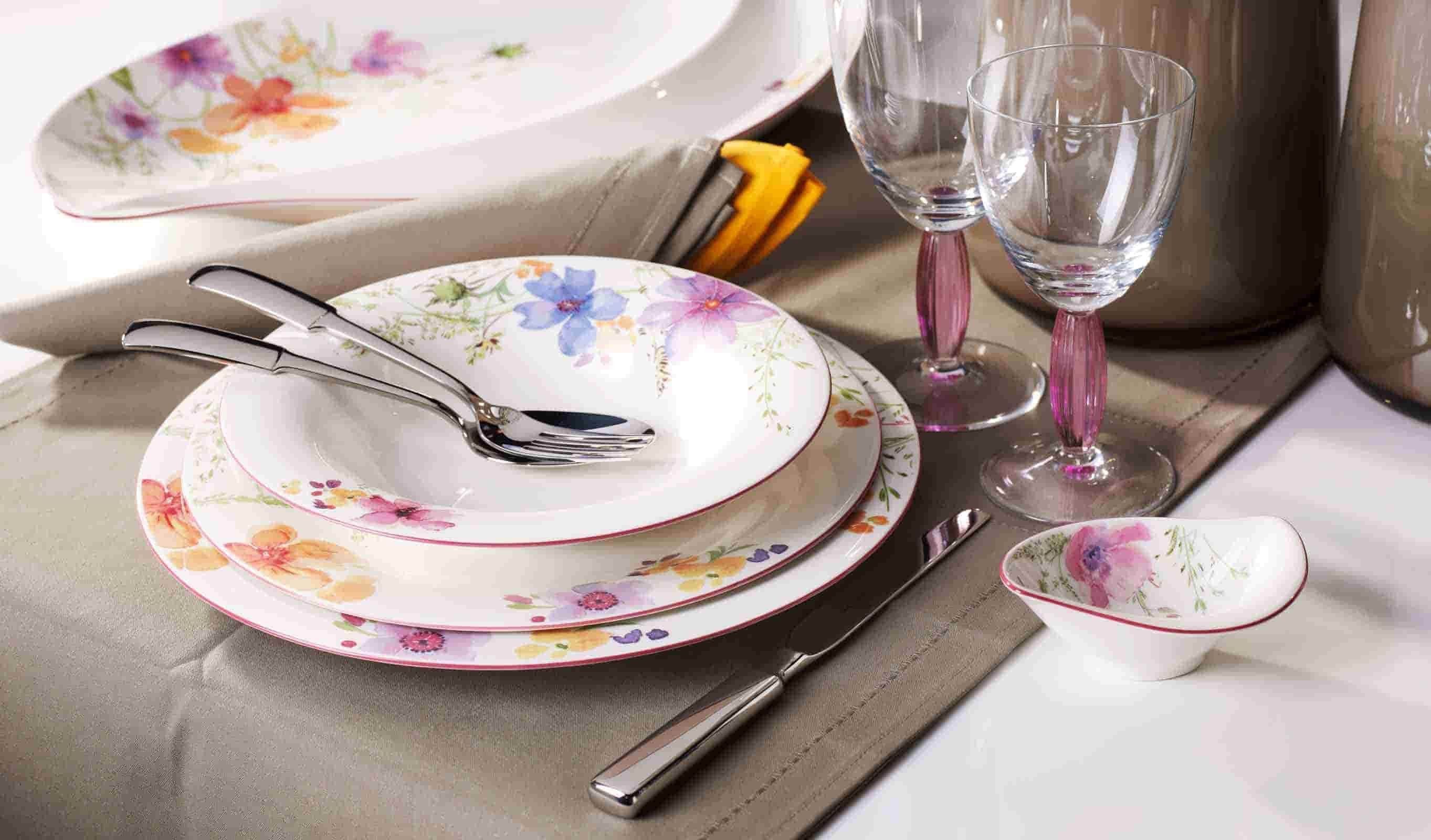 Villeroy & Boch Speiseteller Mariefleur ø Speiseteller Basic St) Set, cm 27 6er (6