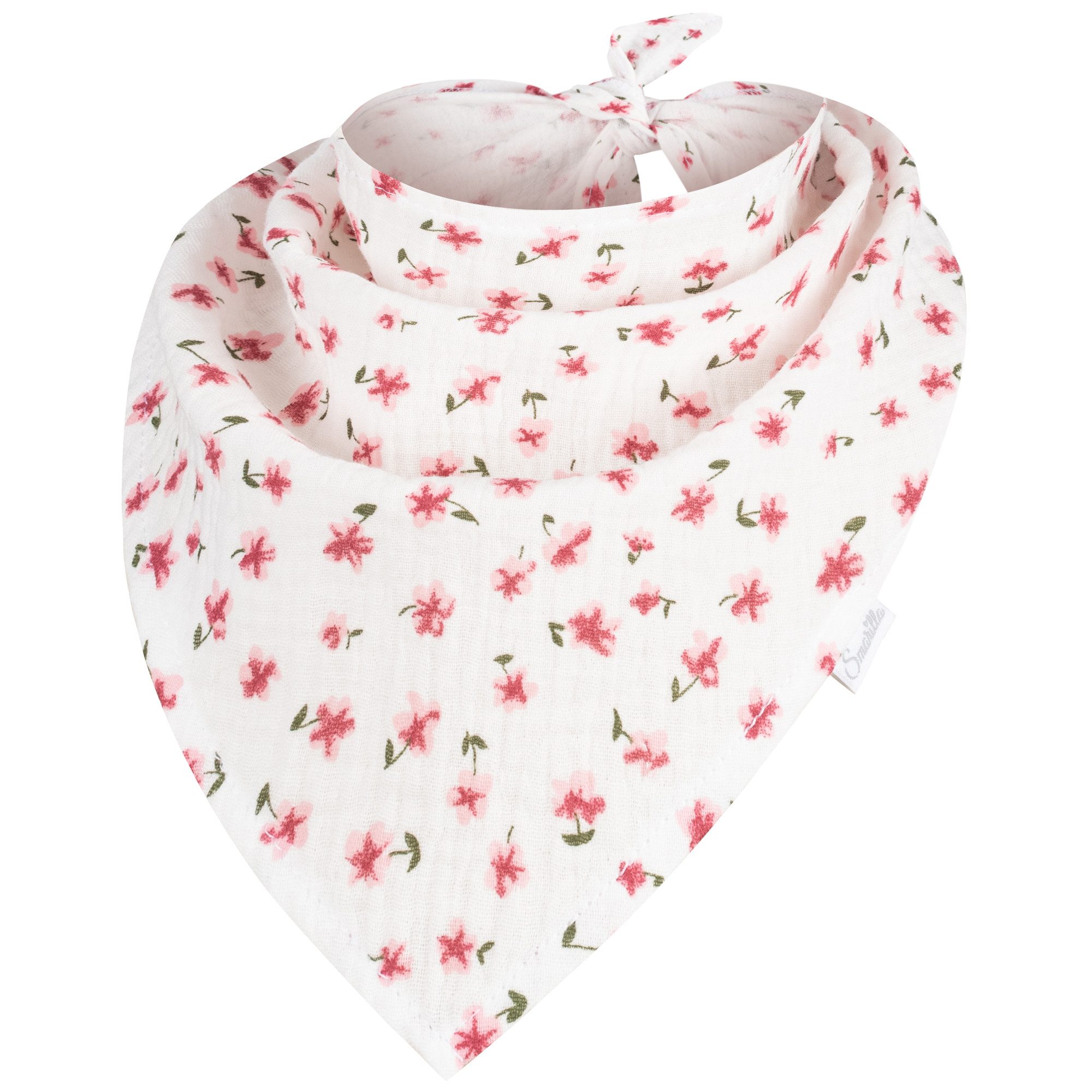 Smarilla Halstuch Dreieckstuch Bindetuch Kopftuch Uni Mädchen Junge Baby Musselin