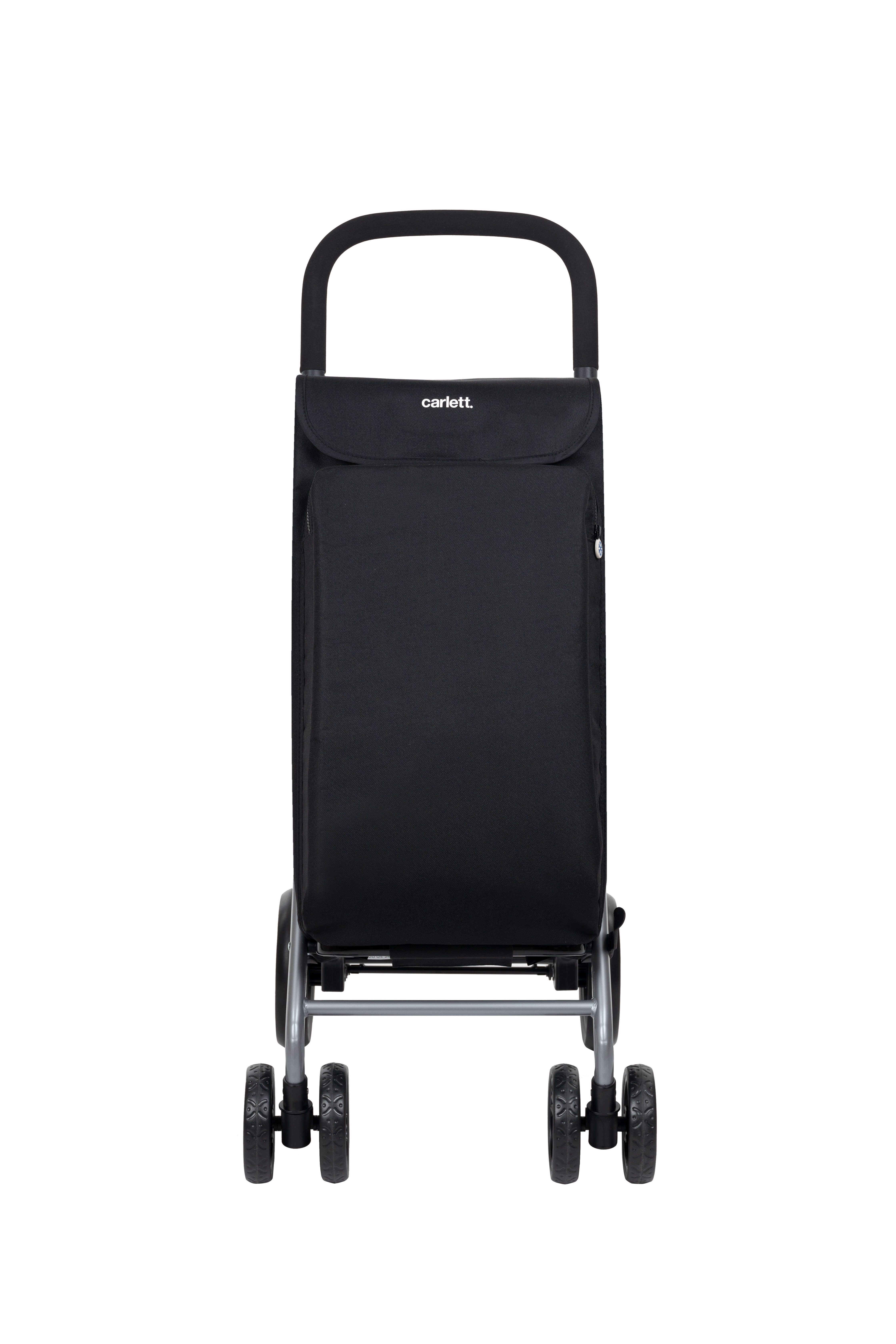 Carlett Einkaufstrolley Carlett Lett435 Classic Einkaufstrolley Schwarz 53 L bis 25 kg – Bild 3 von 5