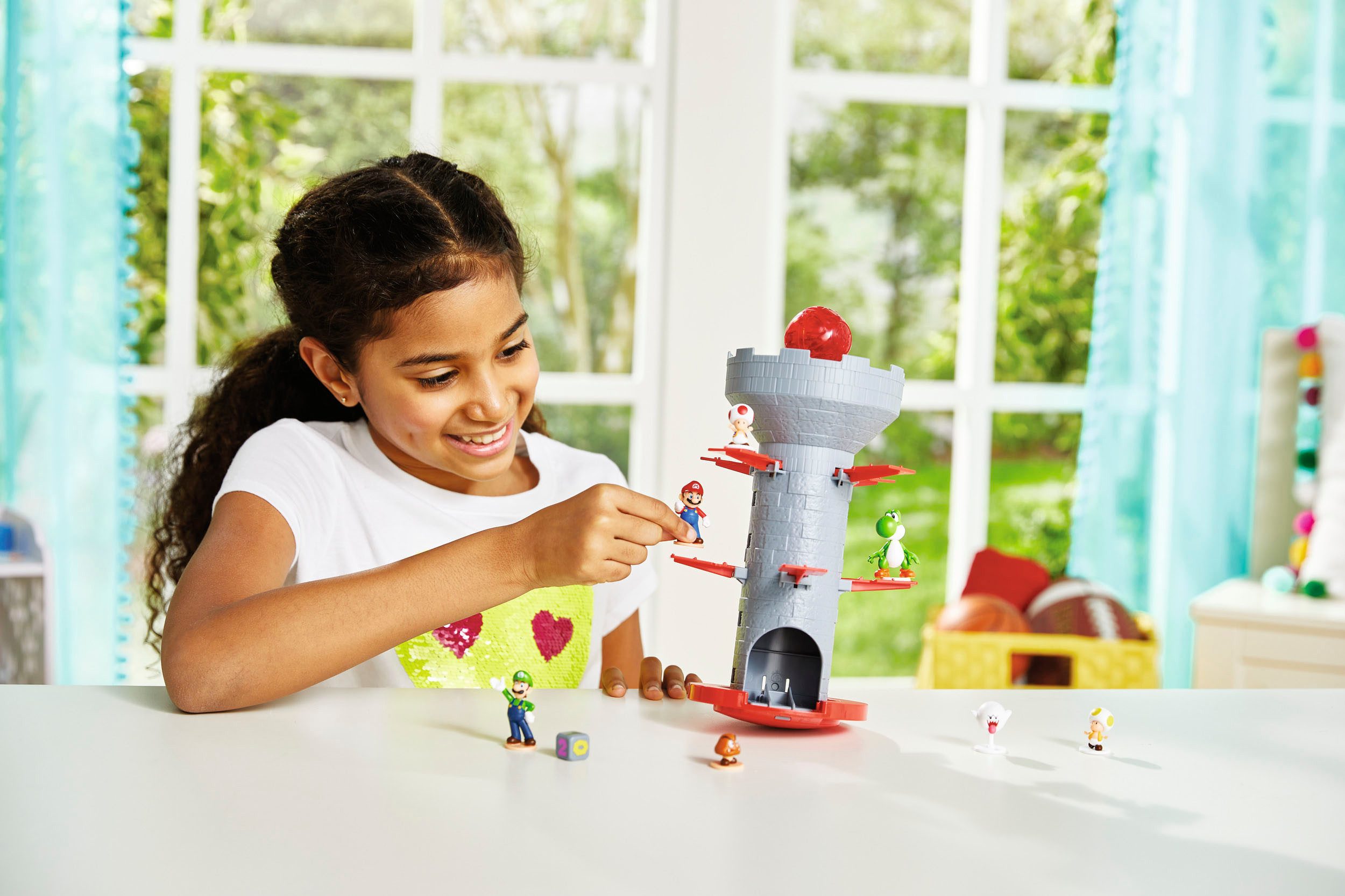 EPOCH Games Spiel Super Mario™ Blow Up! Shaky Tower, Familienspiel