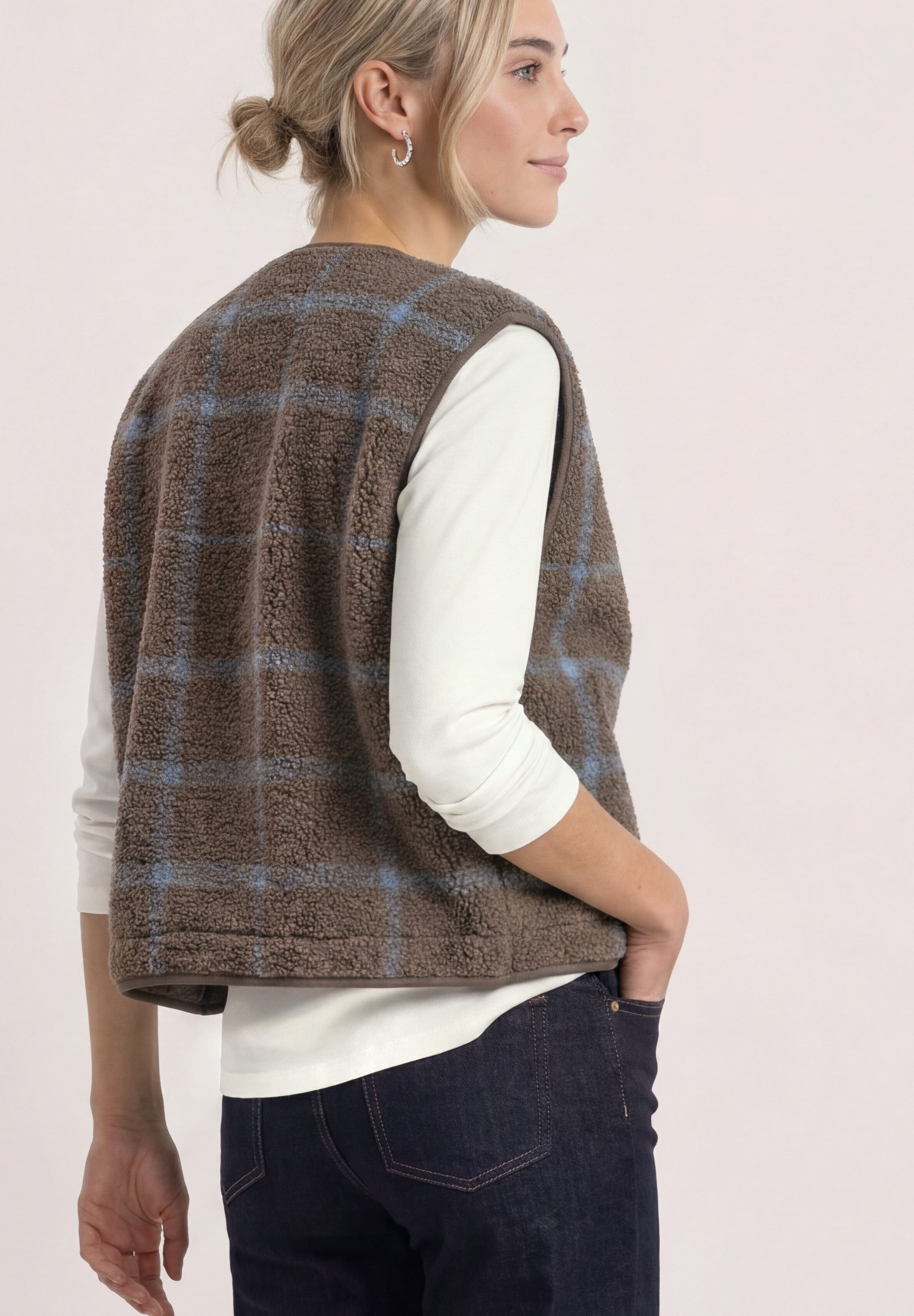 STREET ONE Cardigan mit Rundhalsausschnitt
