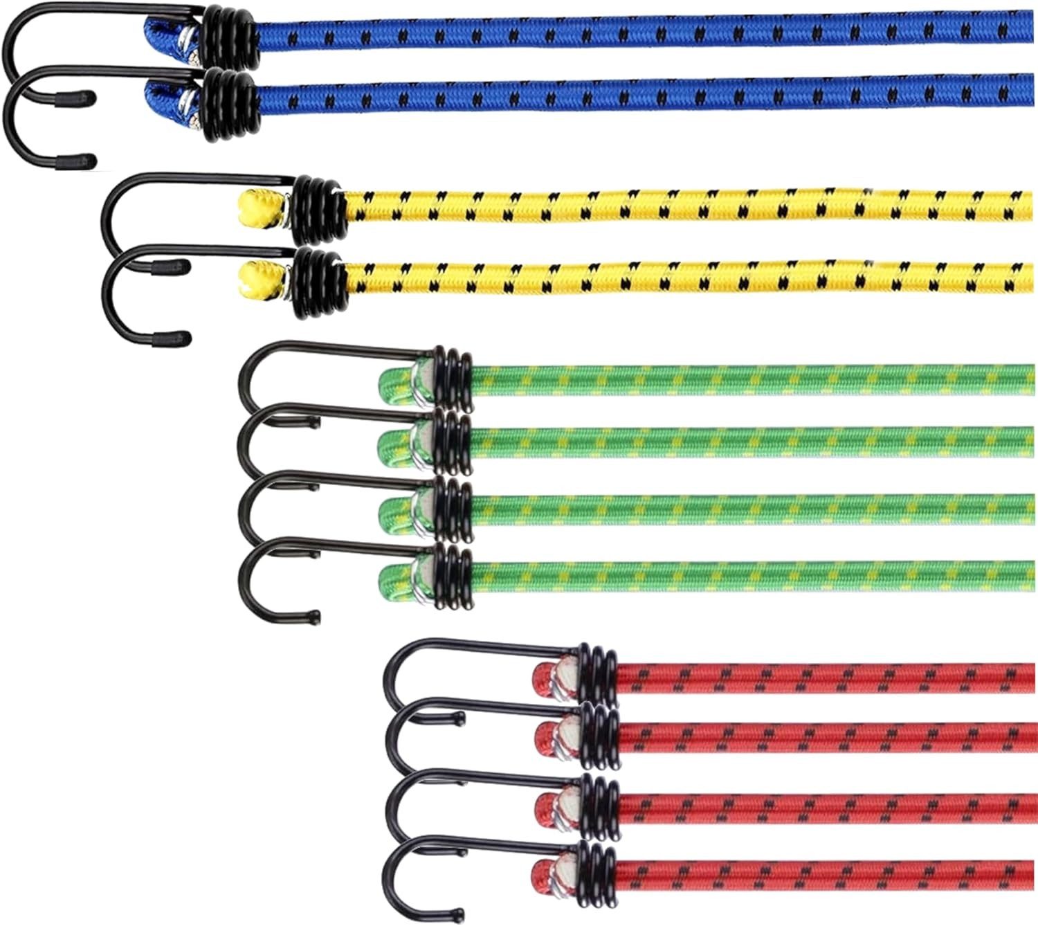 repairr Spanngurt 10x Allzweck Expander & Gepäckspanner Set in versch. Довжинаn (10er Set, 10-St., 10 Stück) extra starker Haken