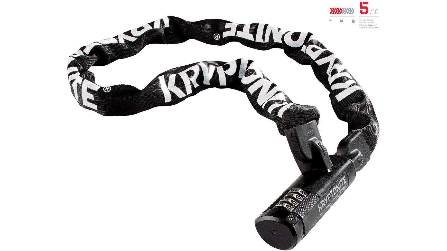 Kryptonite Kettenschloss Kryptonite Keeper 712 Combo I.C. Kettenschloss 120 cm 