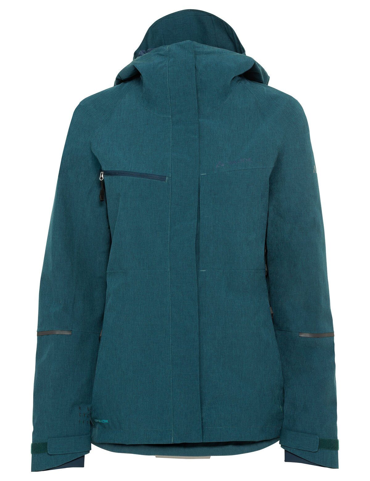 VAUDE Outdoorjacke Women's Yaras Warm Rain Jacket (1-St) Klimaneutral kompensiert mallard green