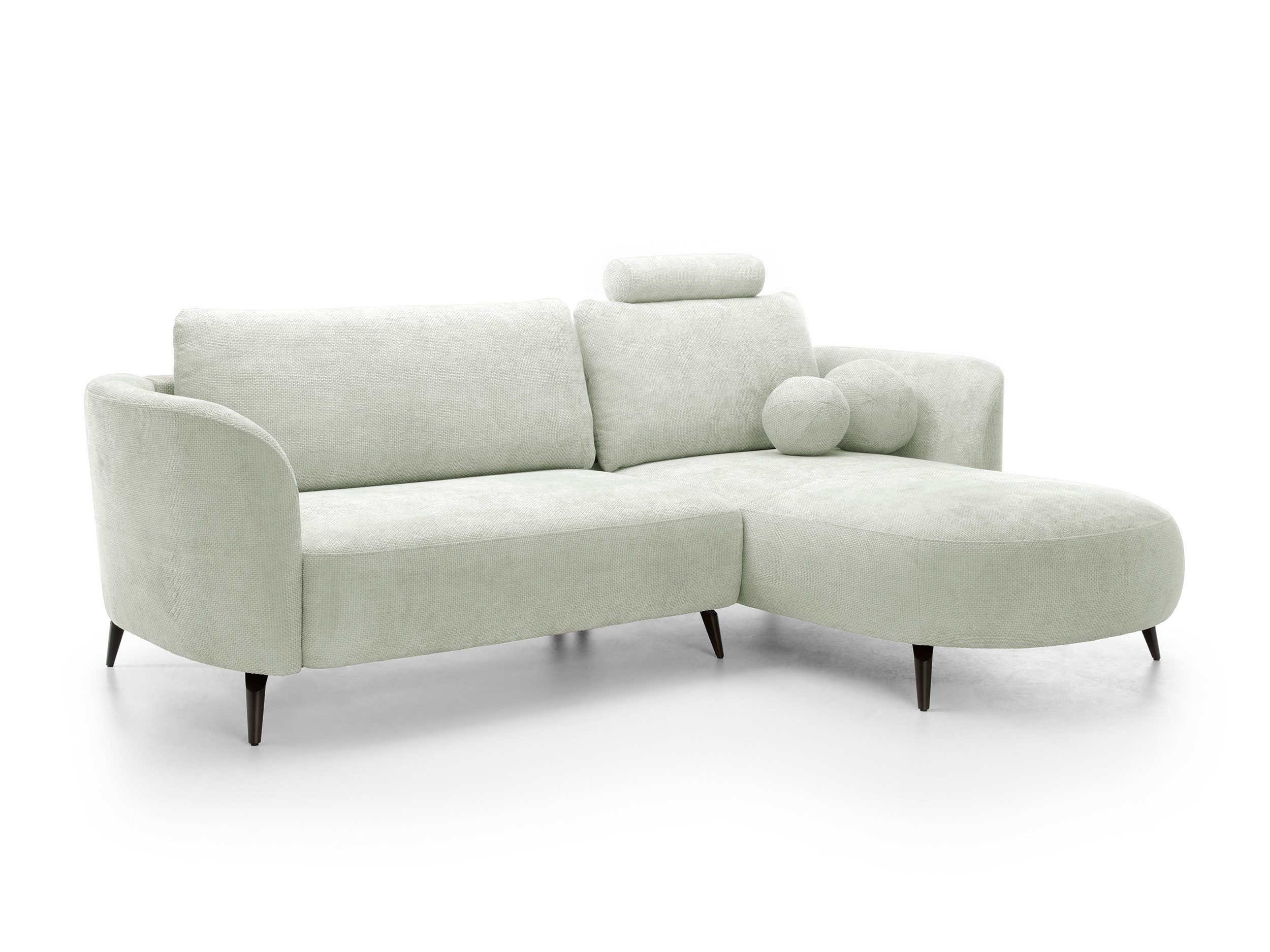 Goldstoff Ecksofa Zenit – L-Form Sofa günstig online kaufen