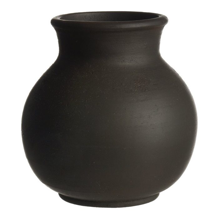 Depot Dekovase Vase Pottery (Packung 1 Stück Vase) aus Terrakotta B 16 Zentimeter H 17 Zentimeter T 16 Zentimeter