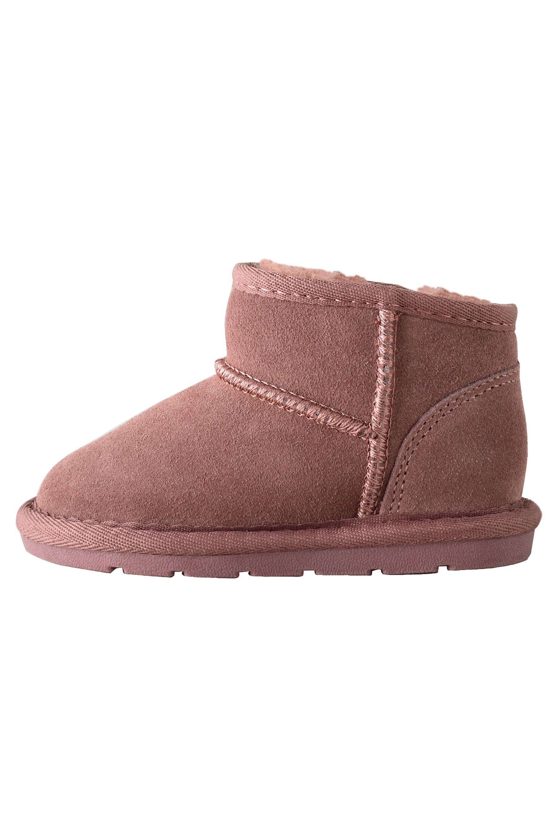Next Wasserabweisende Schlupfstiefel aus Veloursleder Babystiefel (1-tlg)