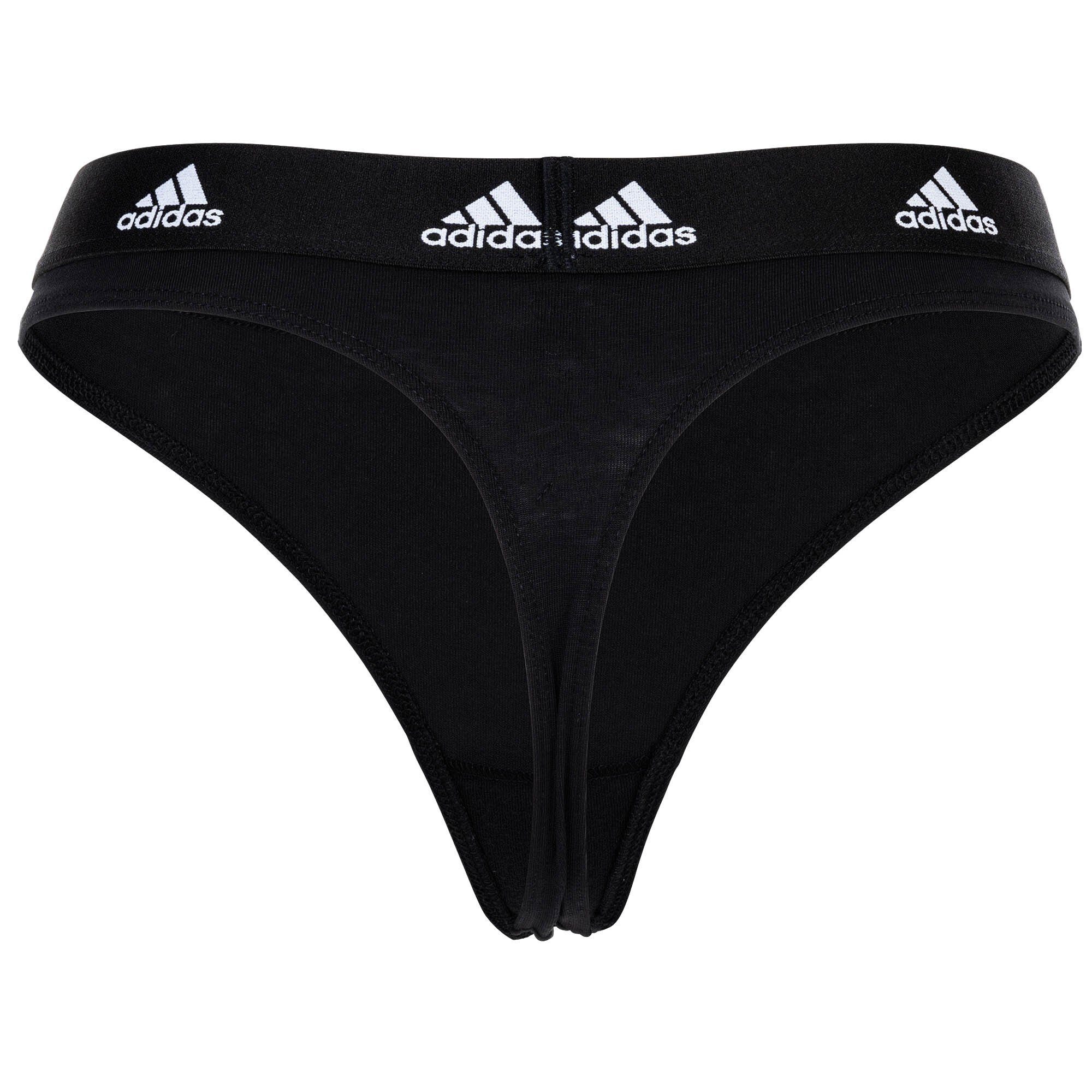 Thong - Oliv/Schwarz Damen String Pack String, 2er 2PK, adidas Unterwäsche Sportswear