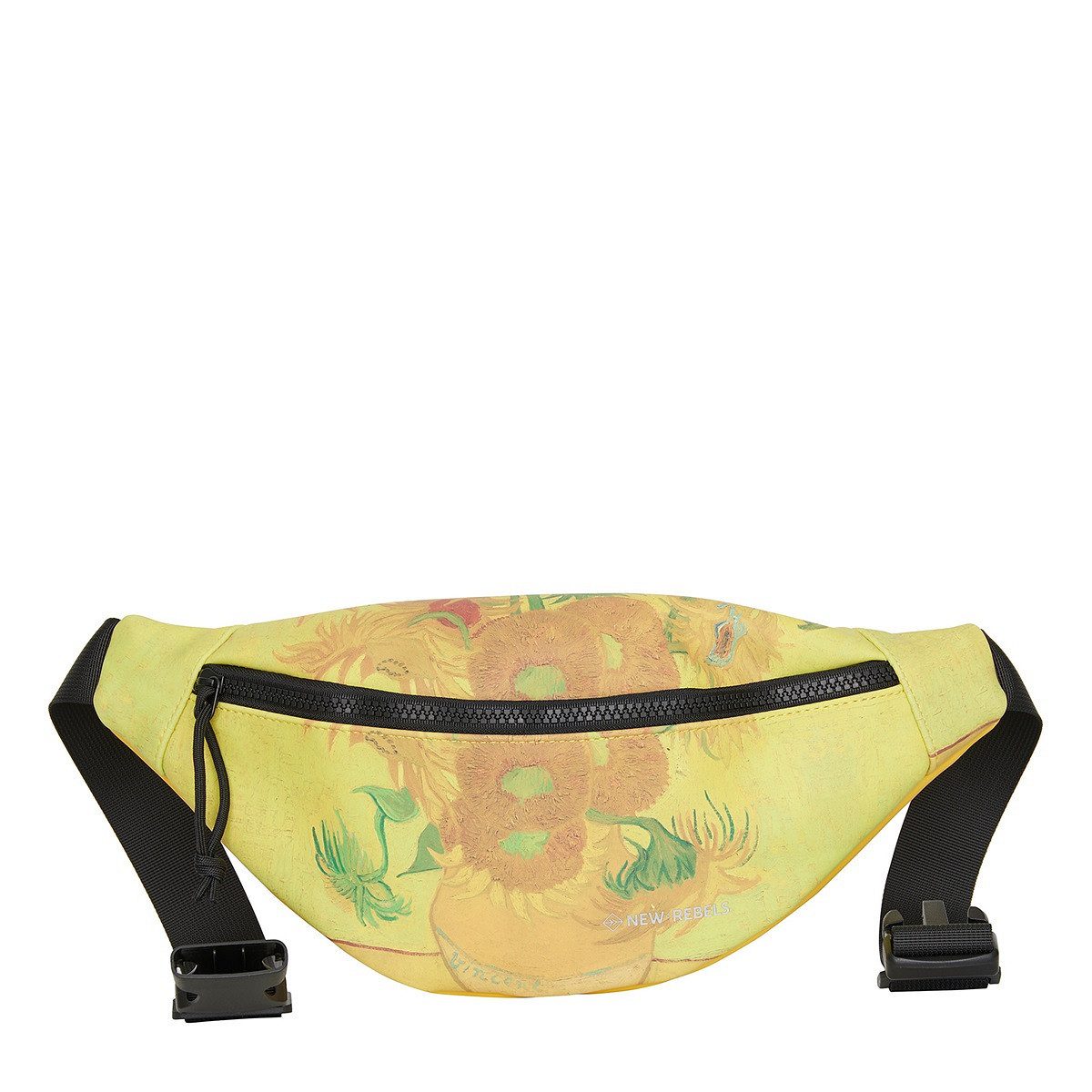 NEW REBELS Bauchtasche Waistbag, Crossbag, Gürteltasche, Mart Brooklyn, wasserabweisendes Planenmaterial, Sonnenblumen