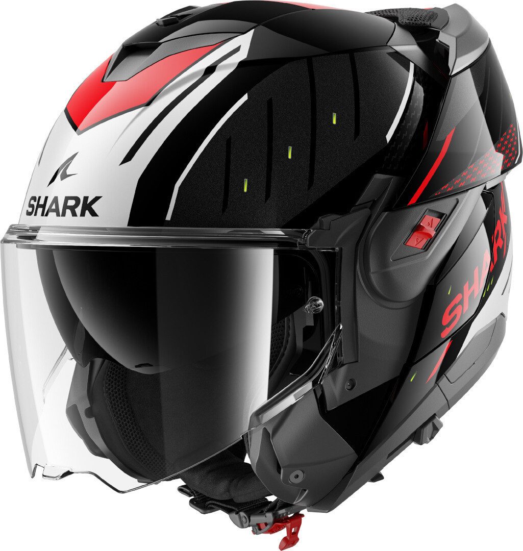 Shark Motorradhelm Oxo Rydger Klapphelm, integriertes Sonnenvisier