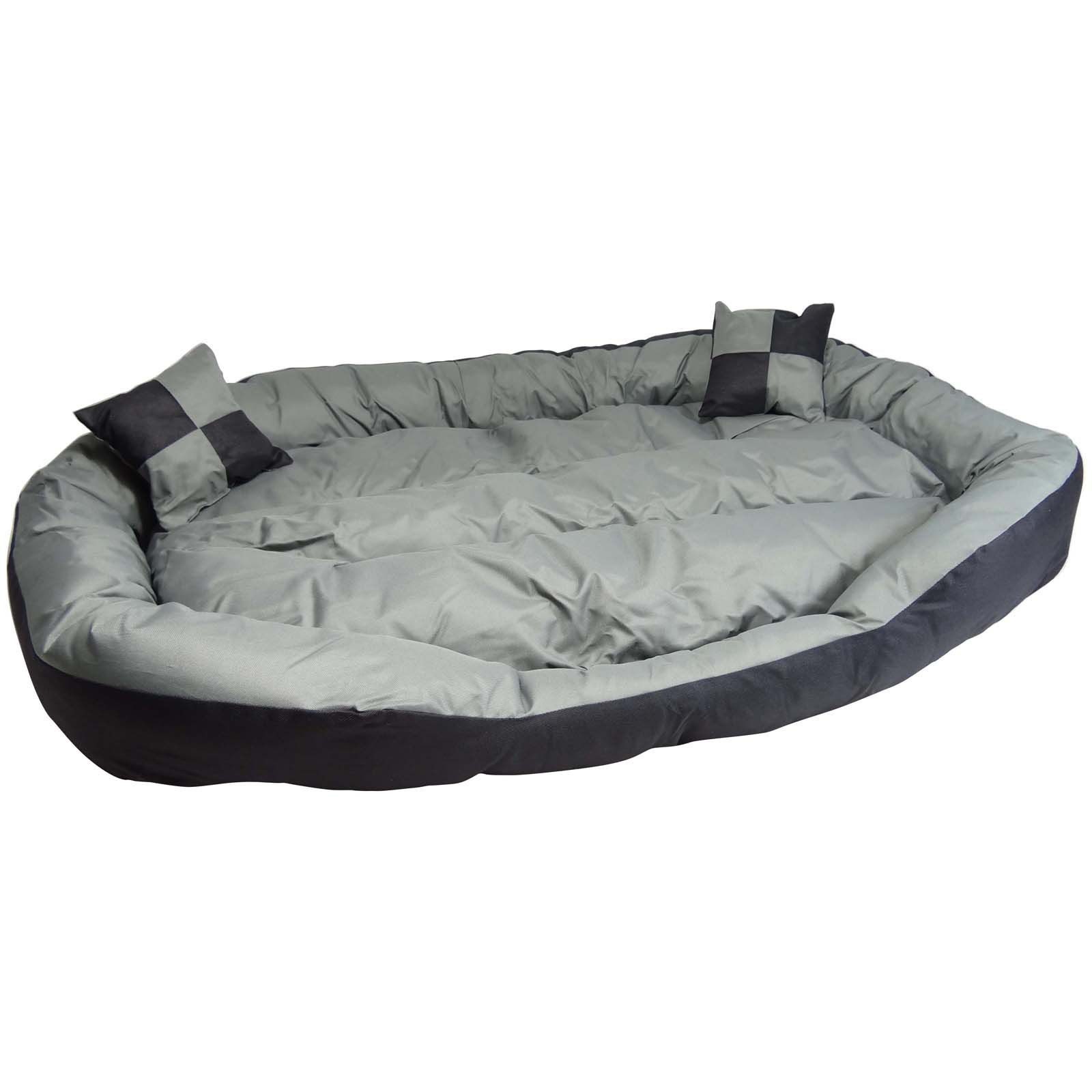 Hossi's Wholesale Tierbett Tierbett Hundekissen Hundebett XL 150x120x25cm weich Wendekissen