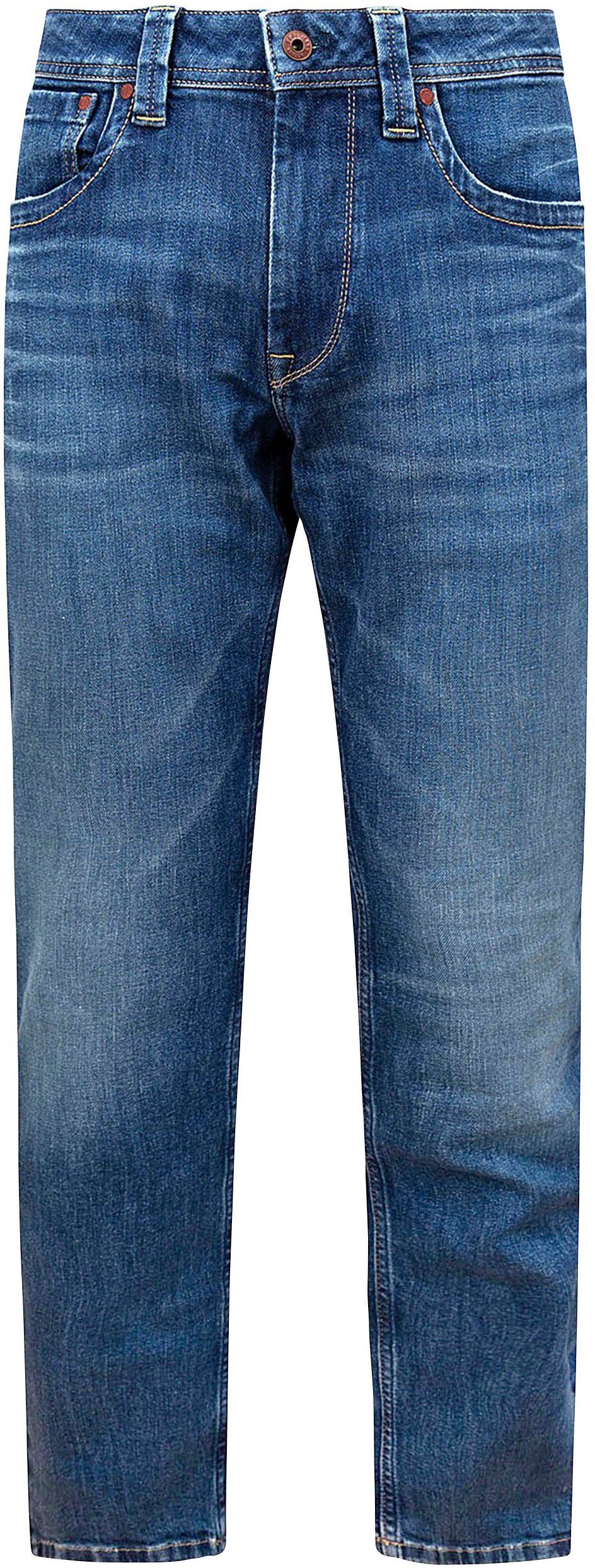 Pepe Jeans Straight-Jeans KINGSTON ZIP medium-used in 5-Pocket-Form