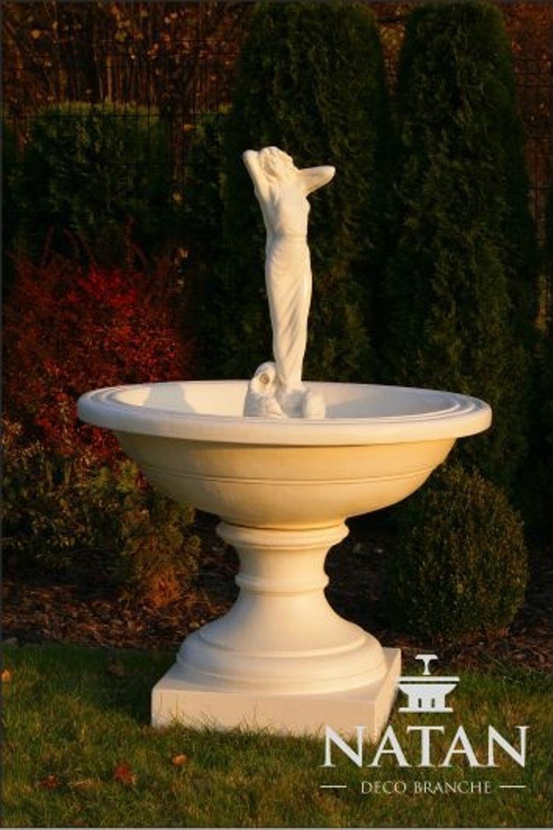 JVmoebel Skulptur Edler Wasser Deko Terrasse Brunnen Garten Fontaine Zierbrunnen Neu
