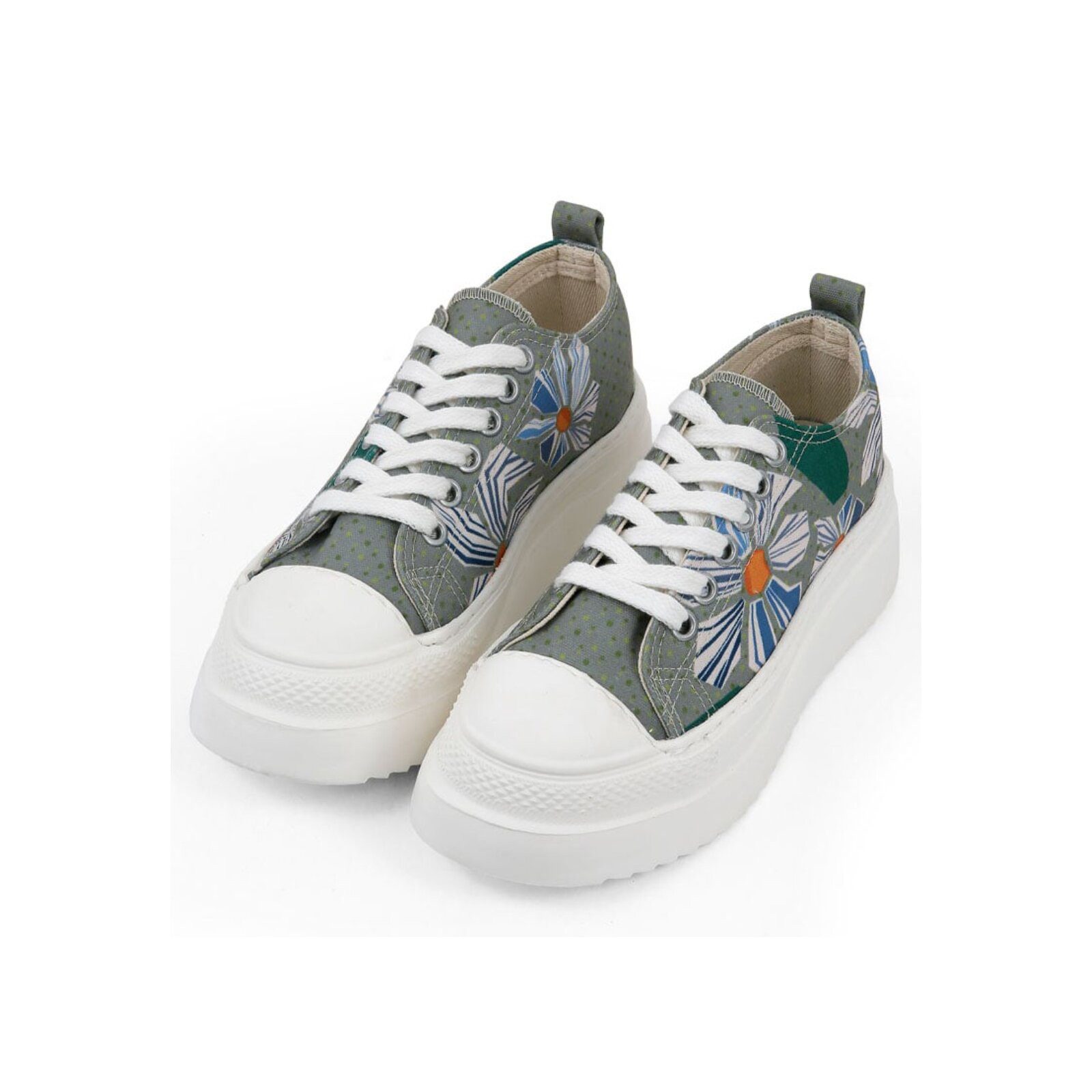 DOGO Freya Low-Top Sneaker Origami Bloom Damen Sneaker Ballerina Handgefertigt