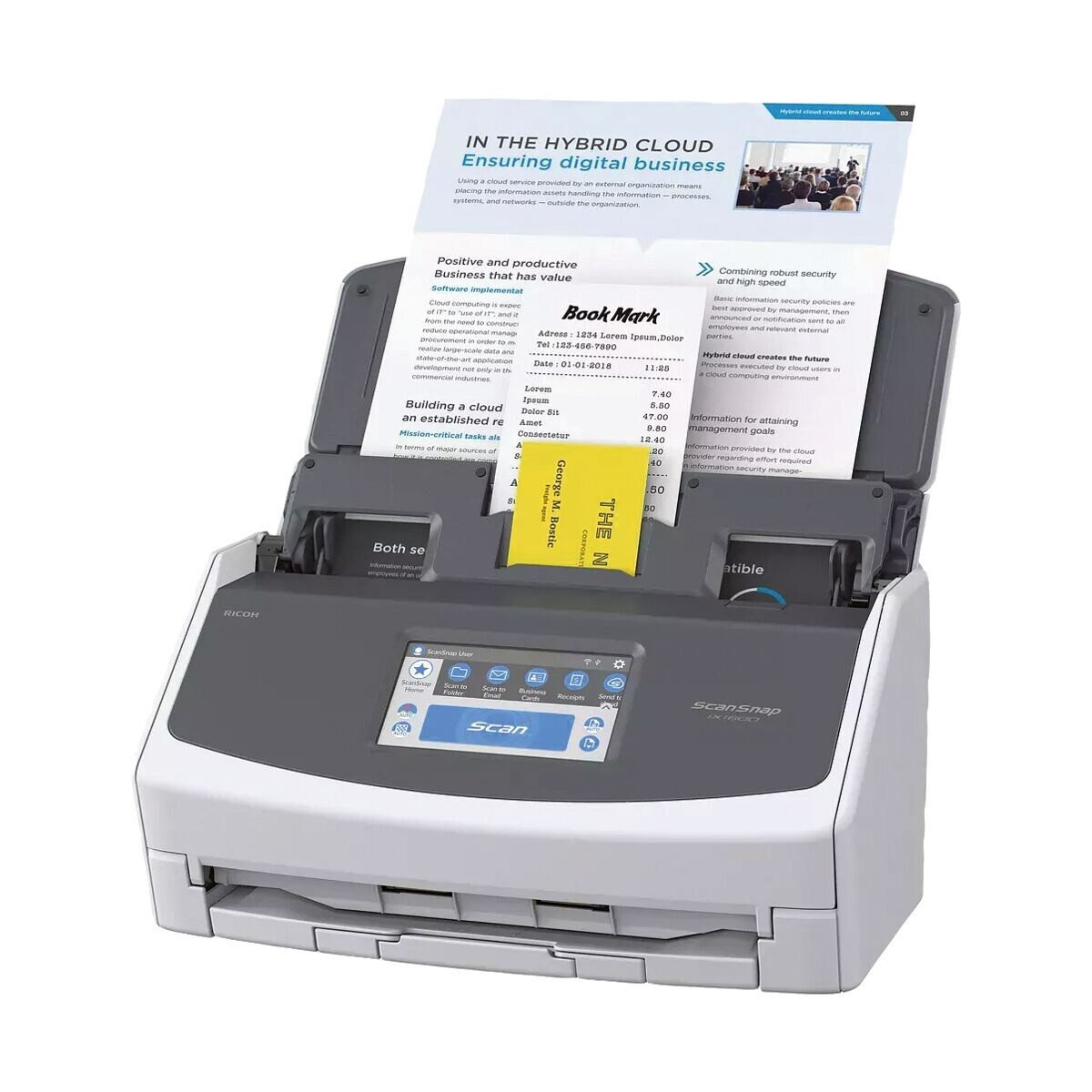 Ricoh ScanSnap iX1600 Сканеры, (40 Seiten/Min., 50 Blatt)
