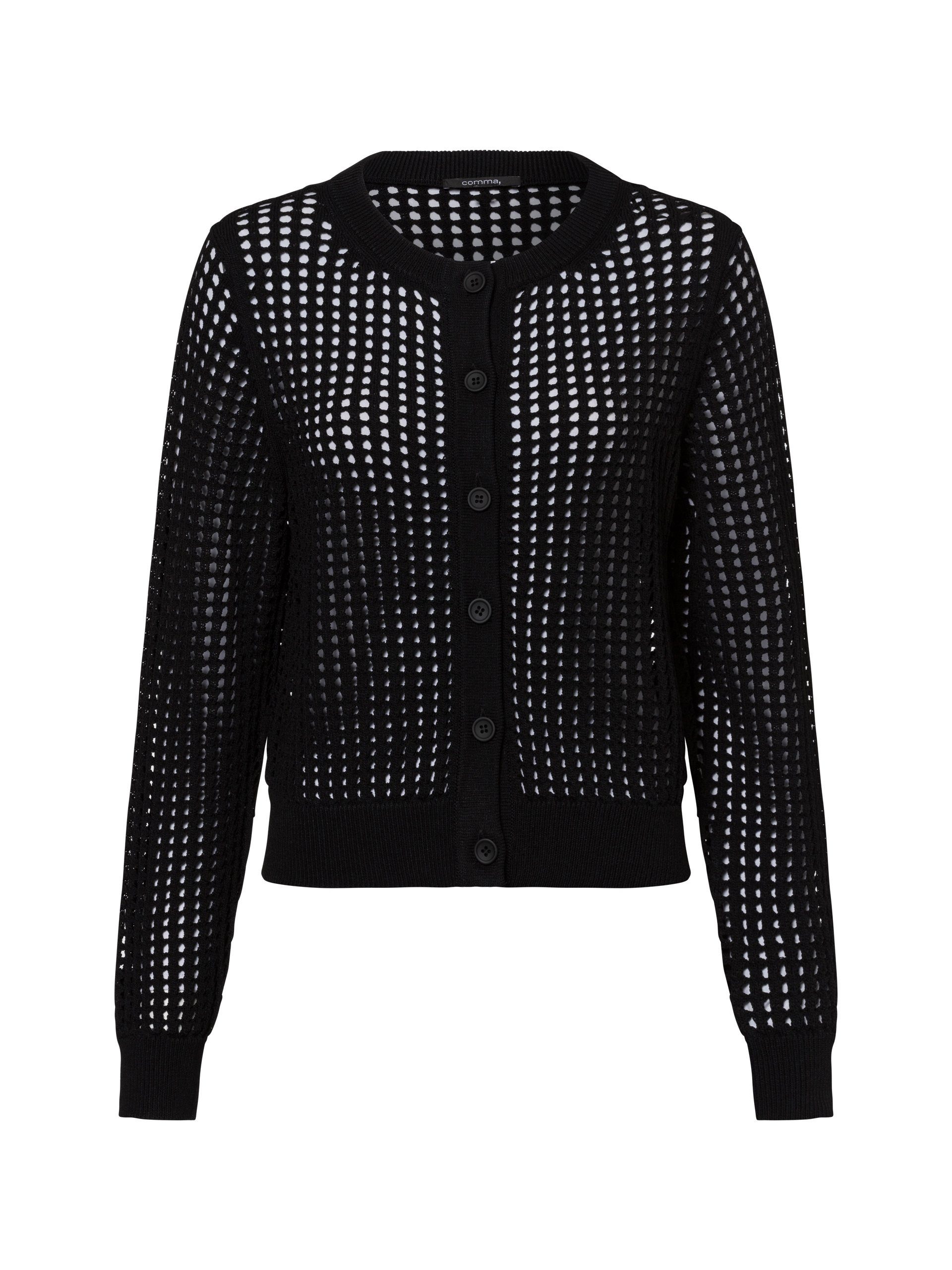 Famrrifuu Strickjacke Damen - Kurz Mit V-Ausschnitt & Knöpfen Für Büro & Freizeit