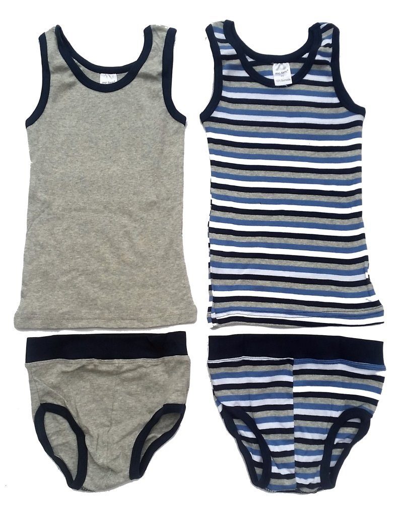 Fashion Boy Unterhemd 2er Pck. Jungen Garnitur, Unterhemd + Slip JS1106