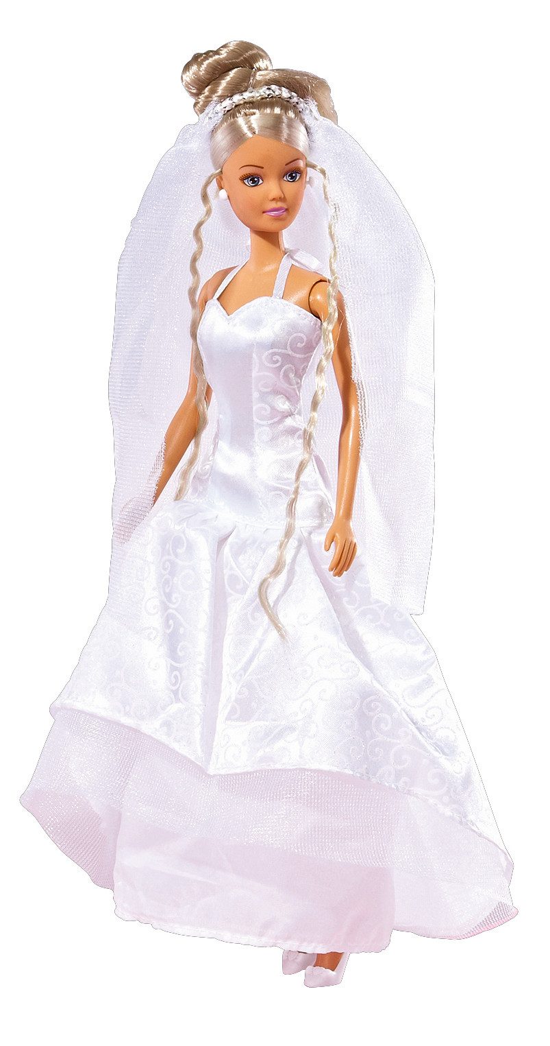 Simba Dickie Anziehpuppe Puppe Steffi Love Hochzeitskleid 2fach sortiert günstig online kaufen