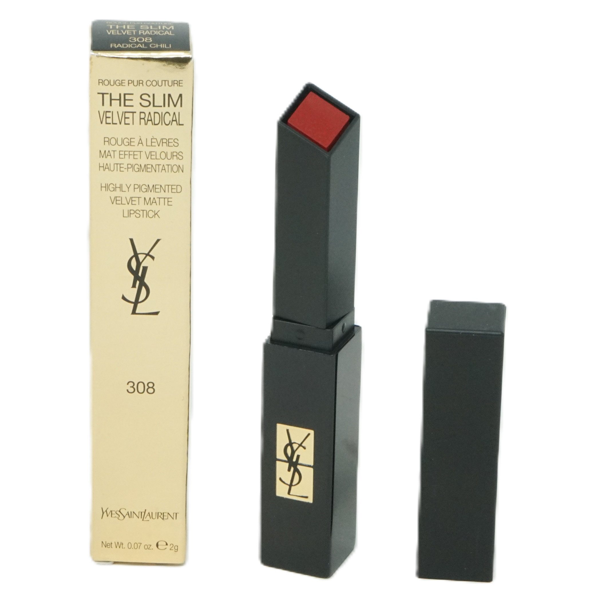YVES SAINT LAURENT Lippenstift Yves Saint Laurent Rouge Lippenstift 2g Radical Chili 308