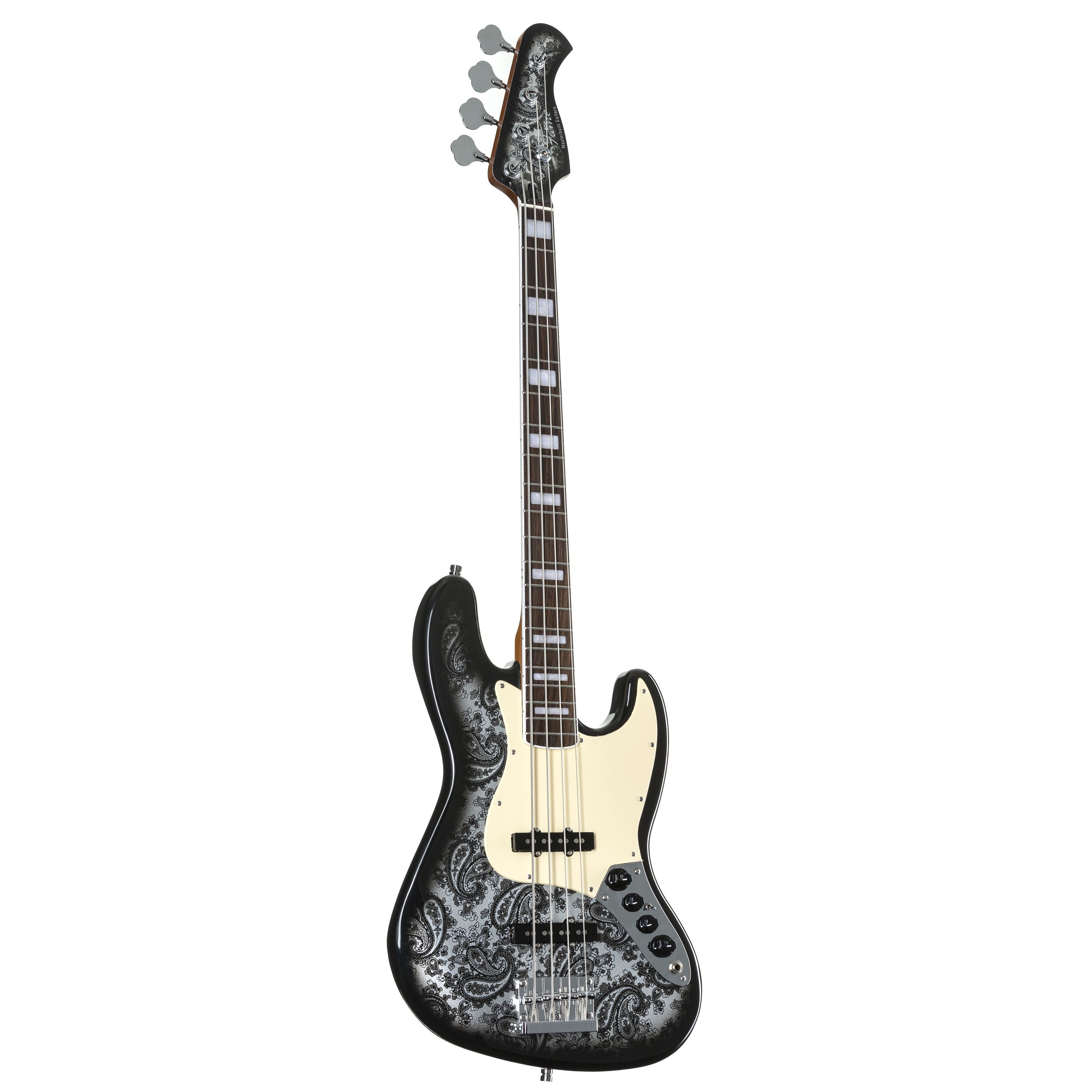 FAME E-Bass, Електричні баси, 4-Saiter Електричні баси, Custom JB 4 Black Paisley - E-Bass