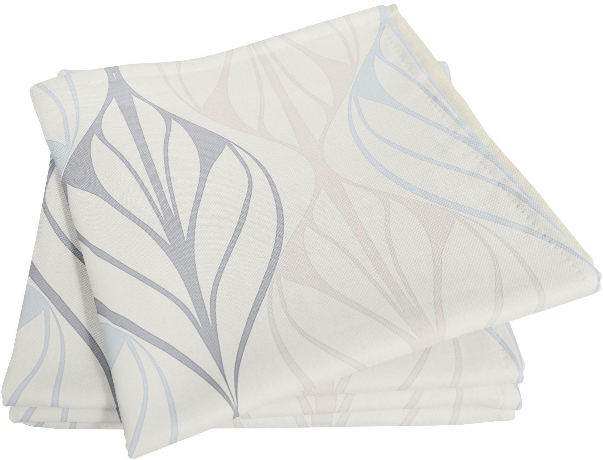Adam Stoffserviette Wave, aus Bio-Baumwolle,Made in Germany