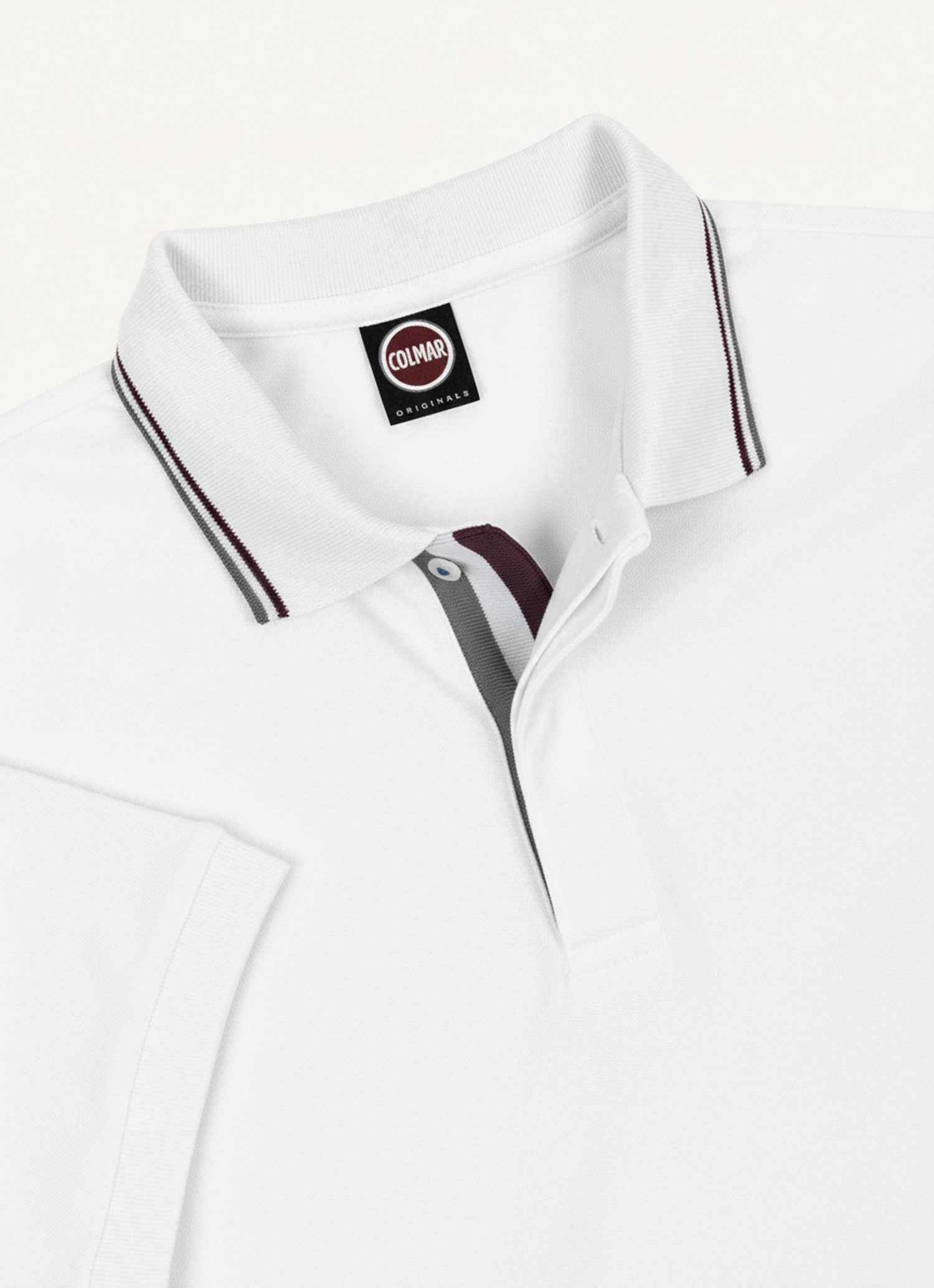 Colmar Poloshirt MENS KNITTED SHIRT aus Baumwolle, verdeckte Knopfleiste, regular fit