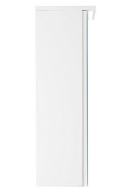 Badezimmerspiegelschrank TWO, B 100 cm, mit LED-Beleuchtung Weiß, 6 höhenverstellbare Einlegeböden, Spiegeltüren