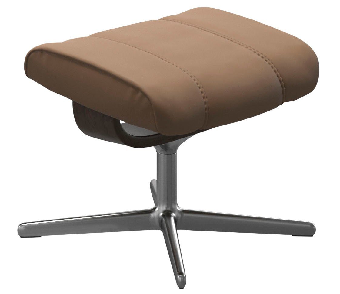 Stressless® Fußhocker Consul, mit Cross Base, Größe S, M & L, Holzakzent Wenge