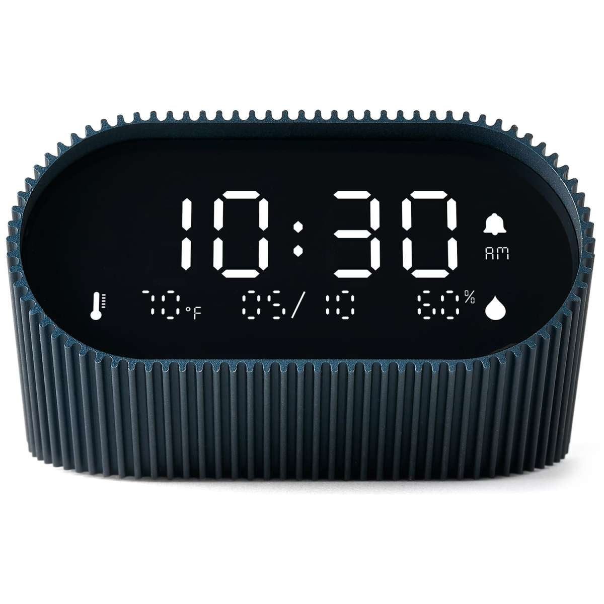 Lexon Quarzwecker LR155OB3 Digitalwecker Ray Clock Ozeanblau