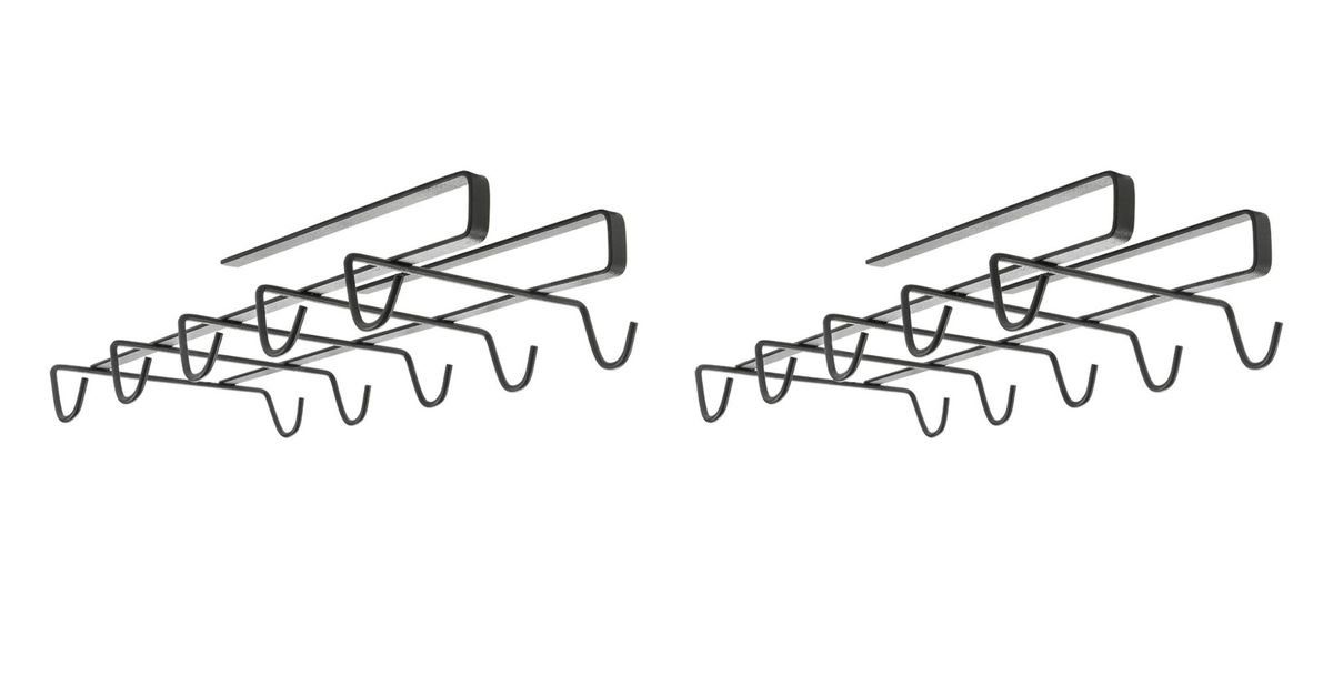 Gravidus Gläserhalter 2er Set Tassenhalter Schrankeinsatz Unterbau Aufhängung Aufhänger. € 26,99