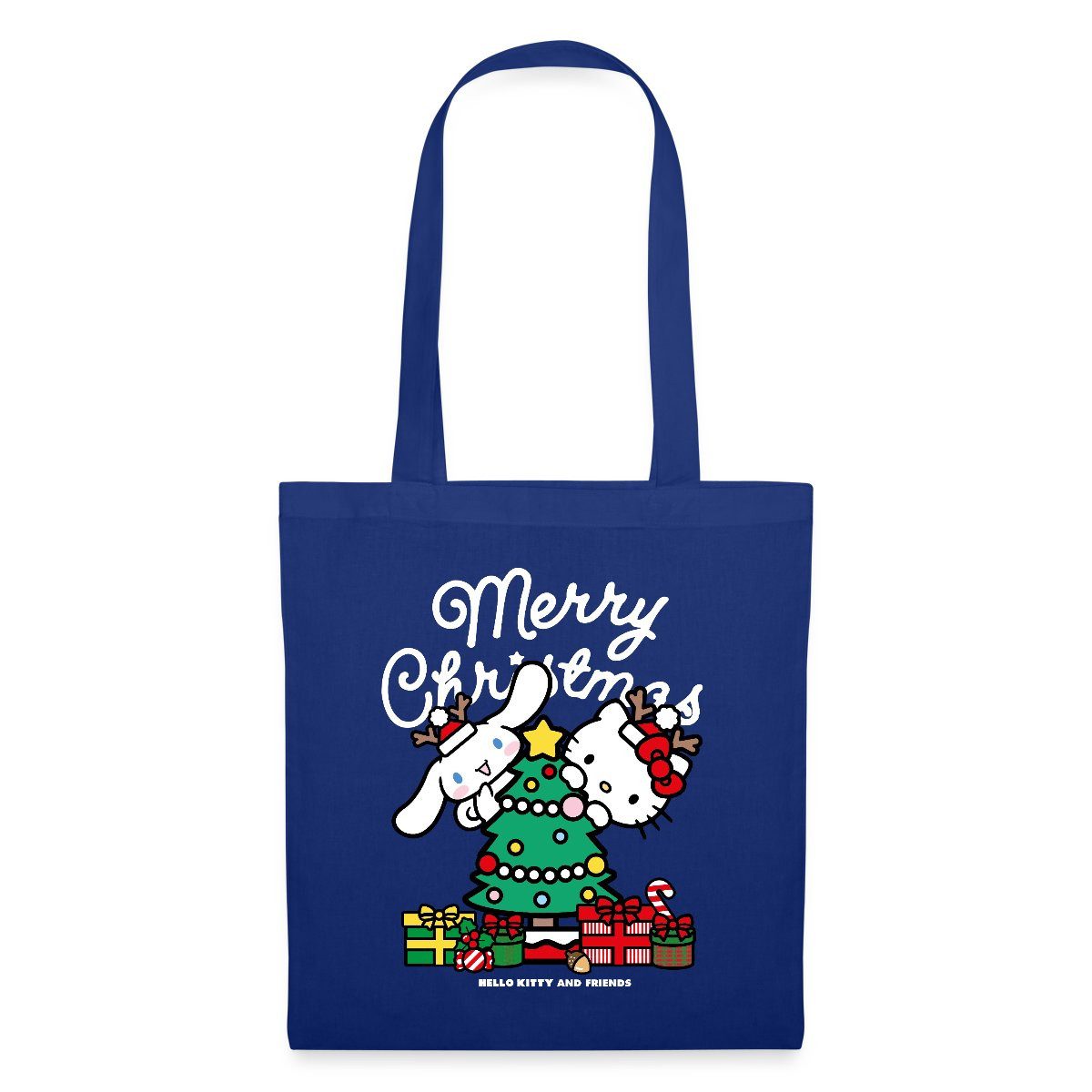 Henkeltasche Hello Kitty Und Cinnamoroll Weihnachten Stoffbeutel